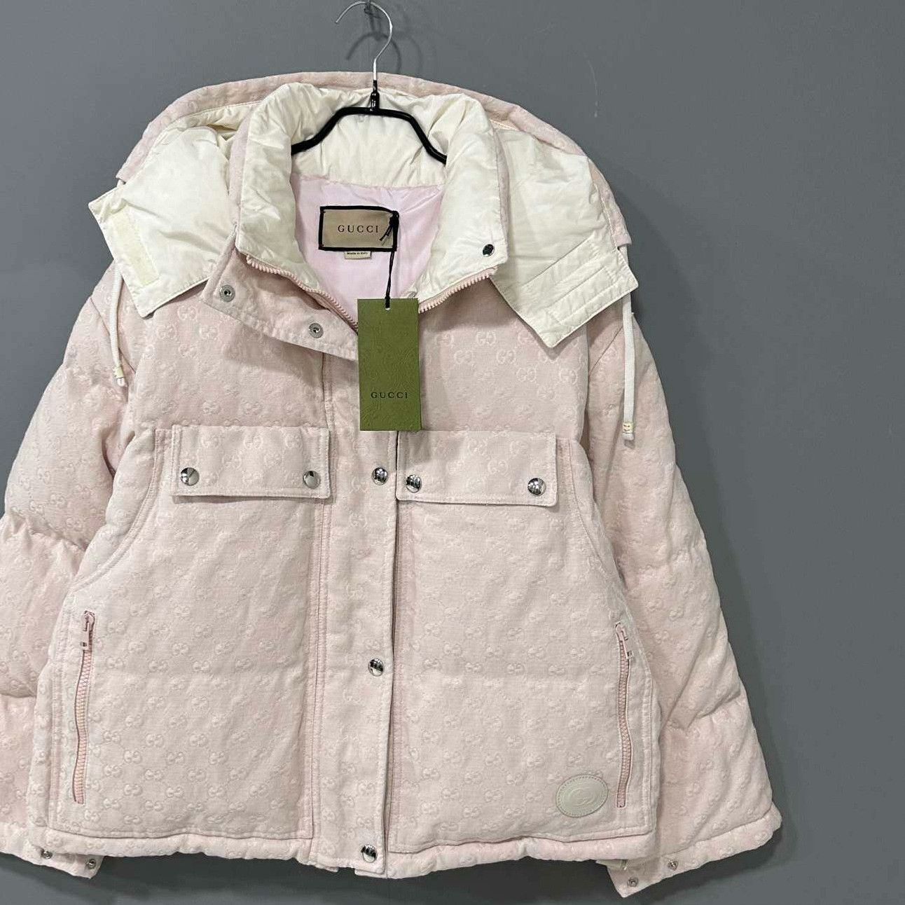 Gucci Gucci Retro Down Pink Down Jacket S Women Size S / US 4 / IT 40 - 1 Thumbnail