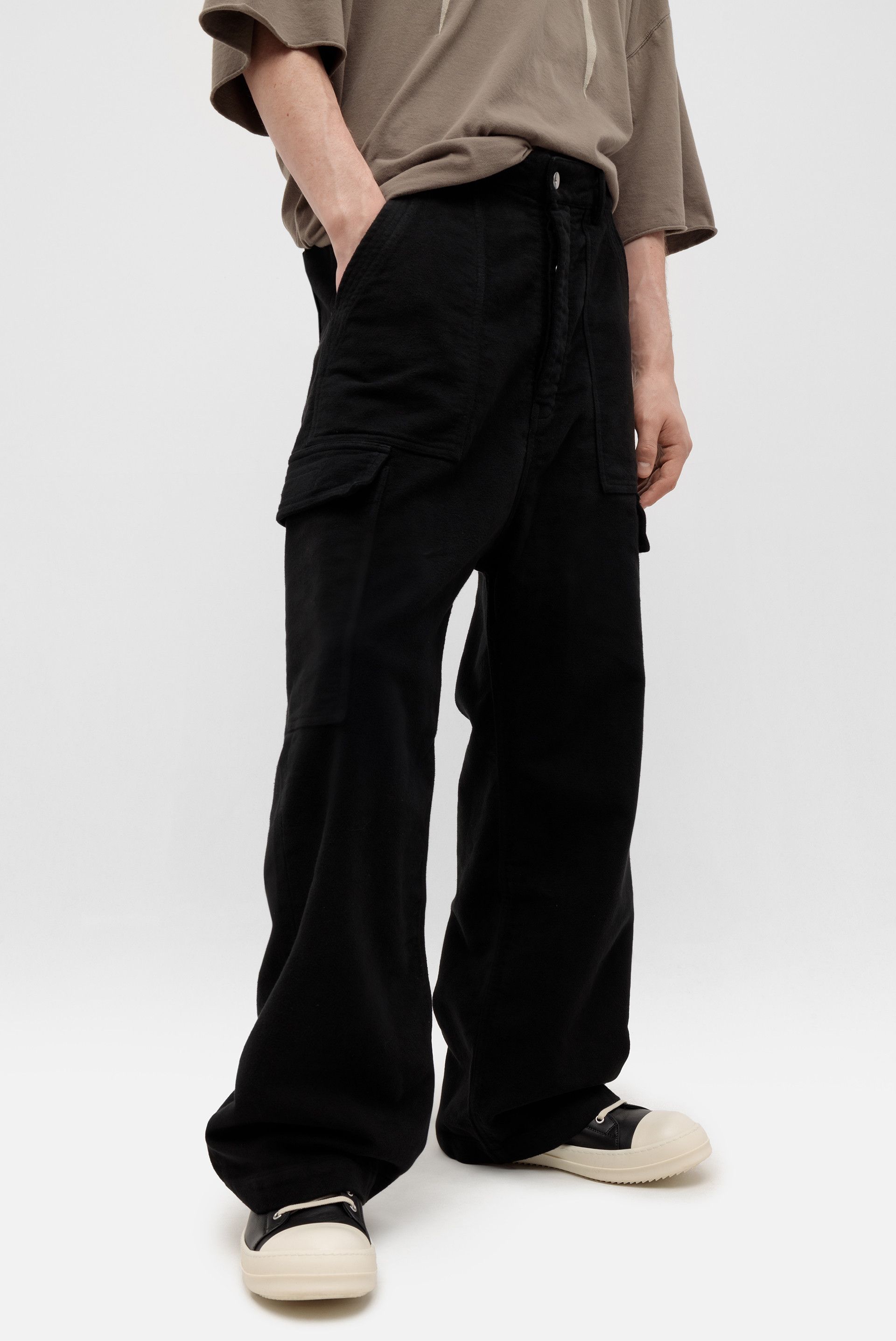 Rick Owens Drkshdw porteville cargo cotton pants Size US 36 / EU 52 - 1 Thumbnail