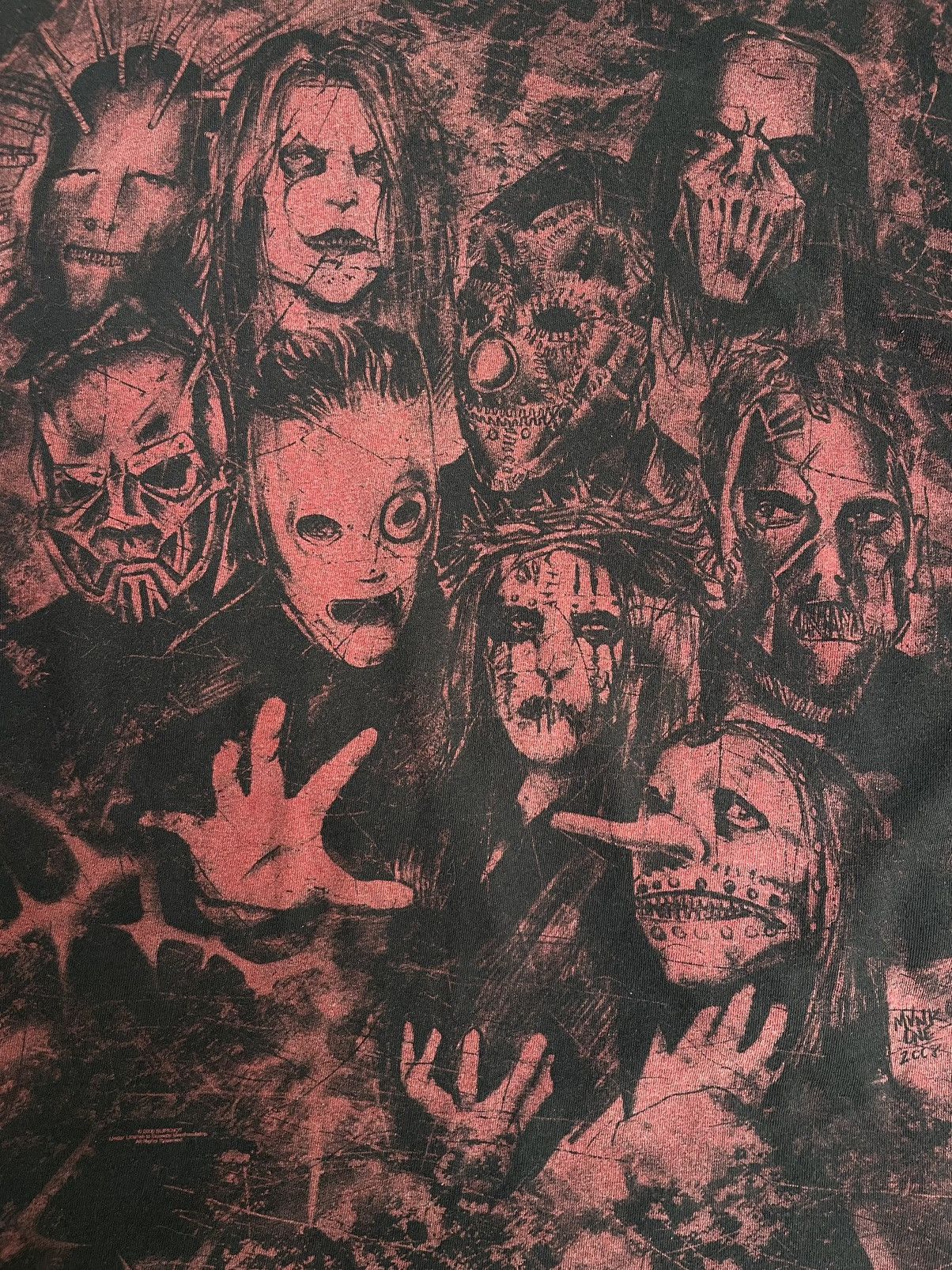 Slipknot Vintage Slipknot 2008 Band Tee All Hope Is Gone Over Print Size US XL / EU 56 / 4 - 6 Thumbnail
