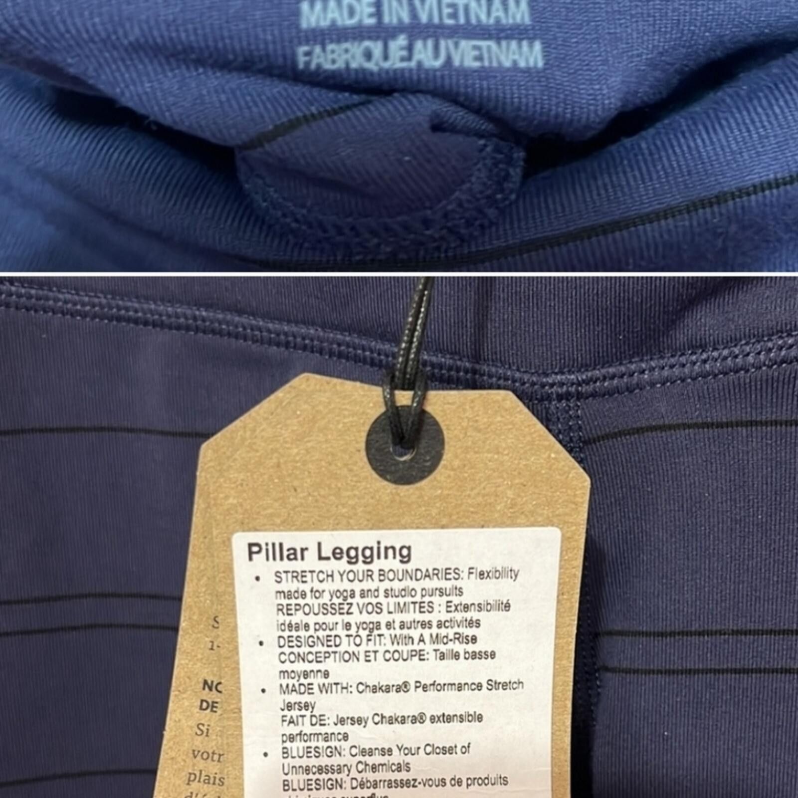 Prana Prana Leggings Chakara Transform Leggings Blue Size XS Size 26" / US 2 / IT 38 - 2 Thumbnail
