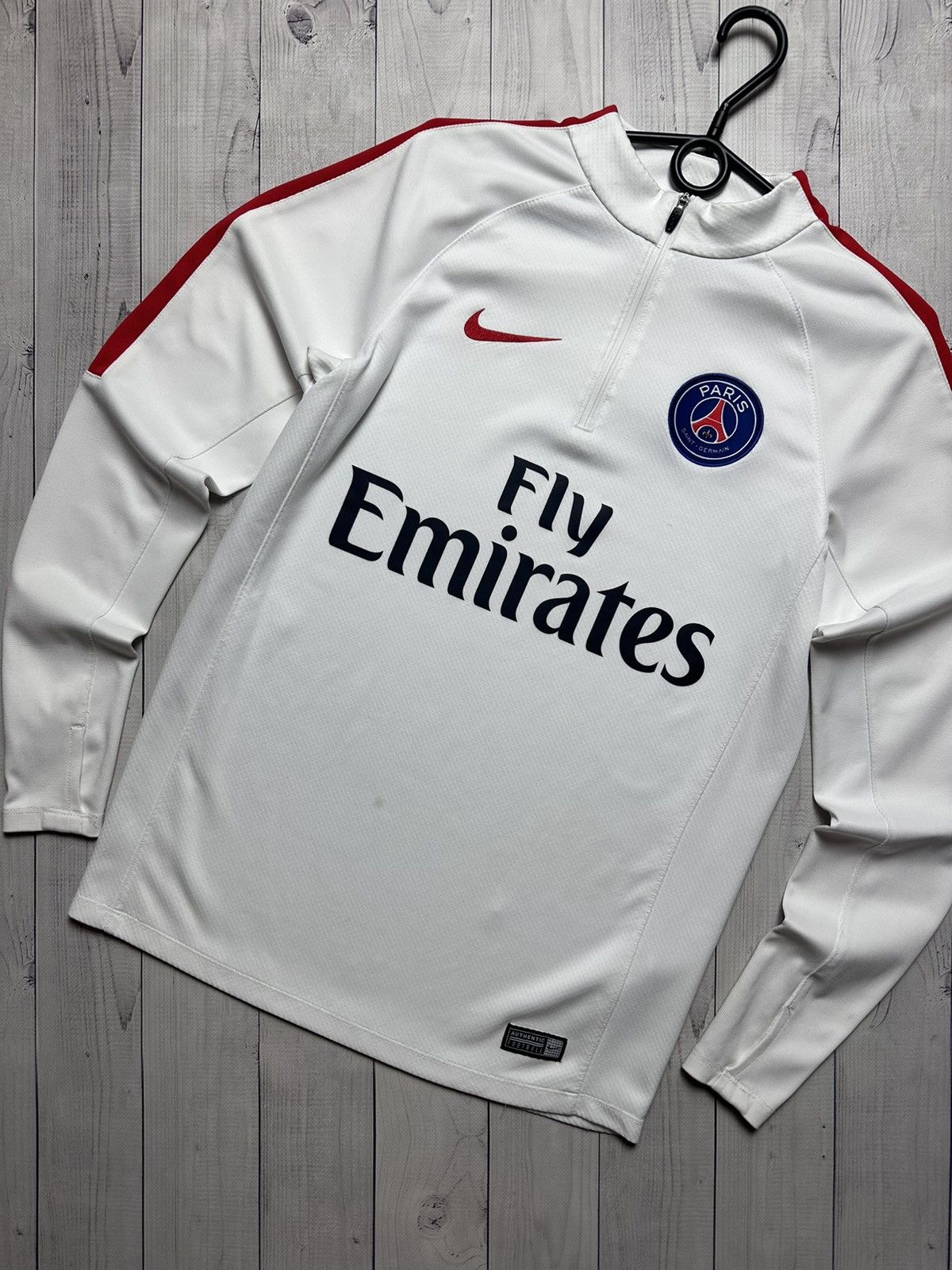 Nike × Vintage Vintage Nike Paris PSG soccer jacket size S logo Size US S / EU 44-46 / 1 - 2 Thumbnail