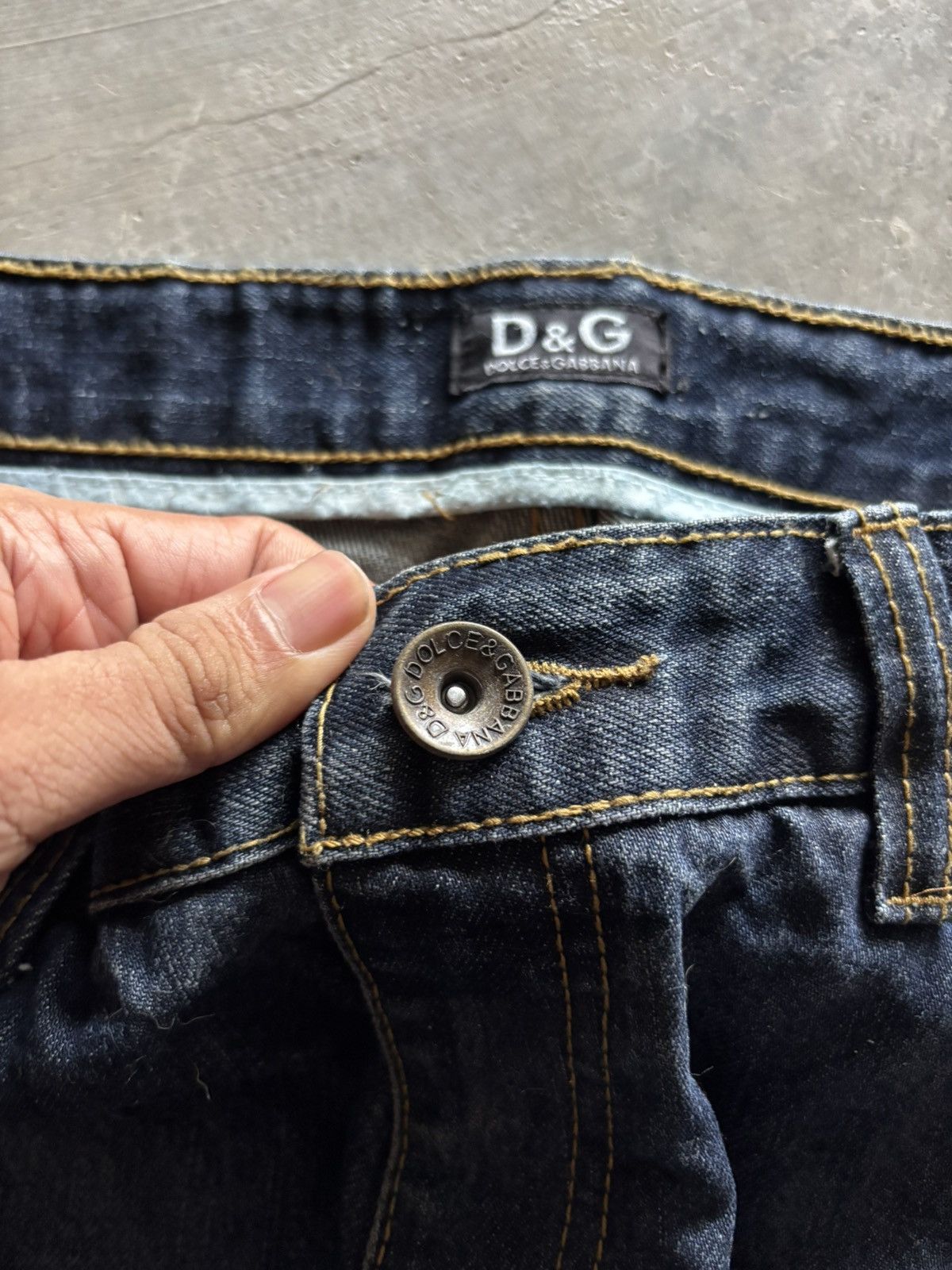Dolce & Gabbana DOLCE GABBANA distressed archived jeans washed whiskered Size US 35 - 3 Thumbnail