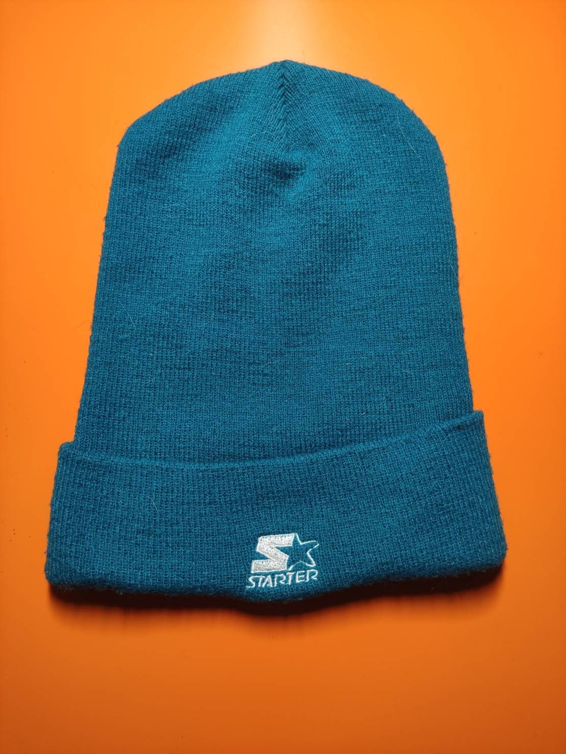 Starter Vtg 90's NHL x Starter " San Jose Sharks " Logo Beanie Size ONE SIZE - 2 Thumbnail