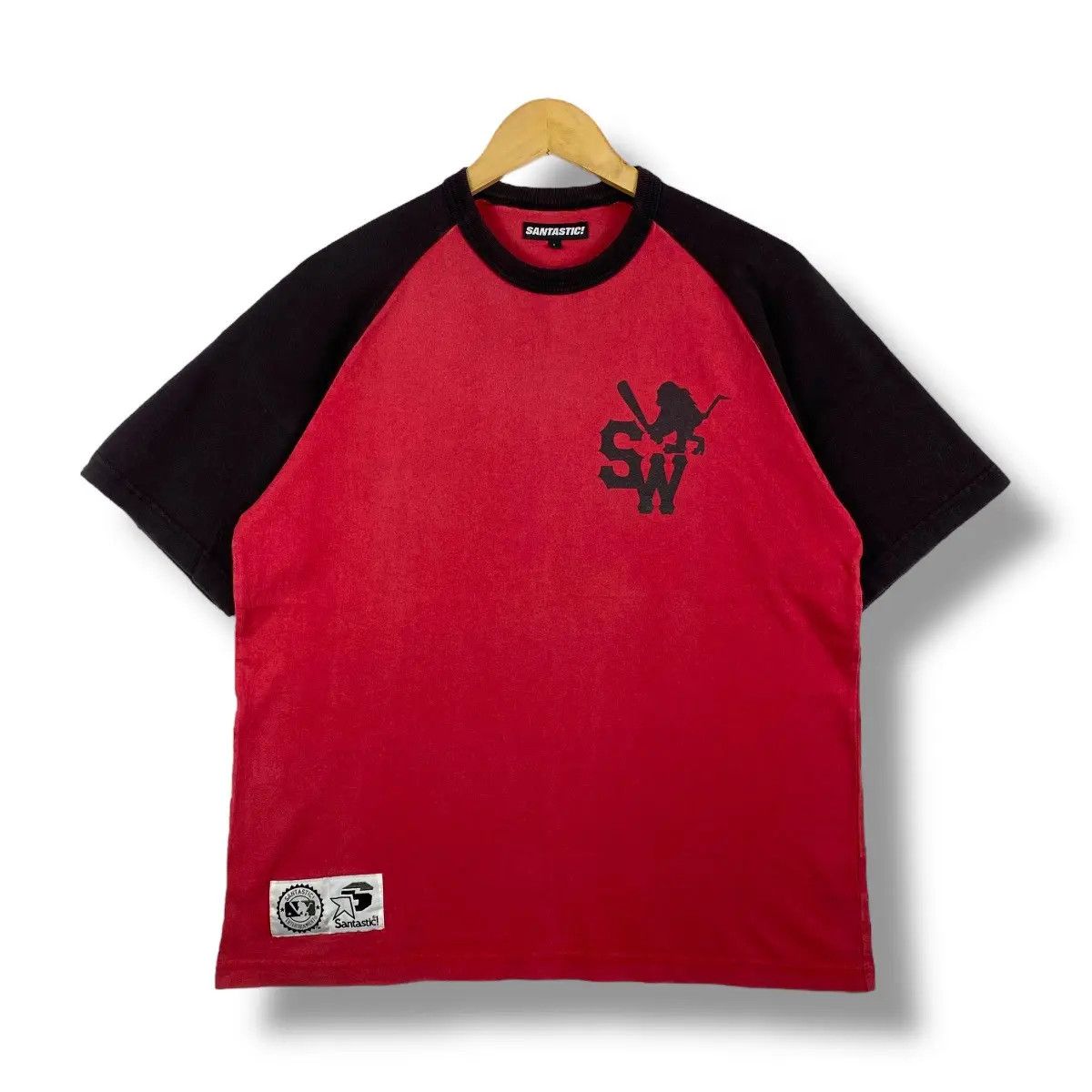 Japanese Brand Vintage SANTASTIC WEAR Mlb Style Graphic Tee Shirt Large Size US L / EU 52-54 / 3 - 1 Thumbnail