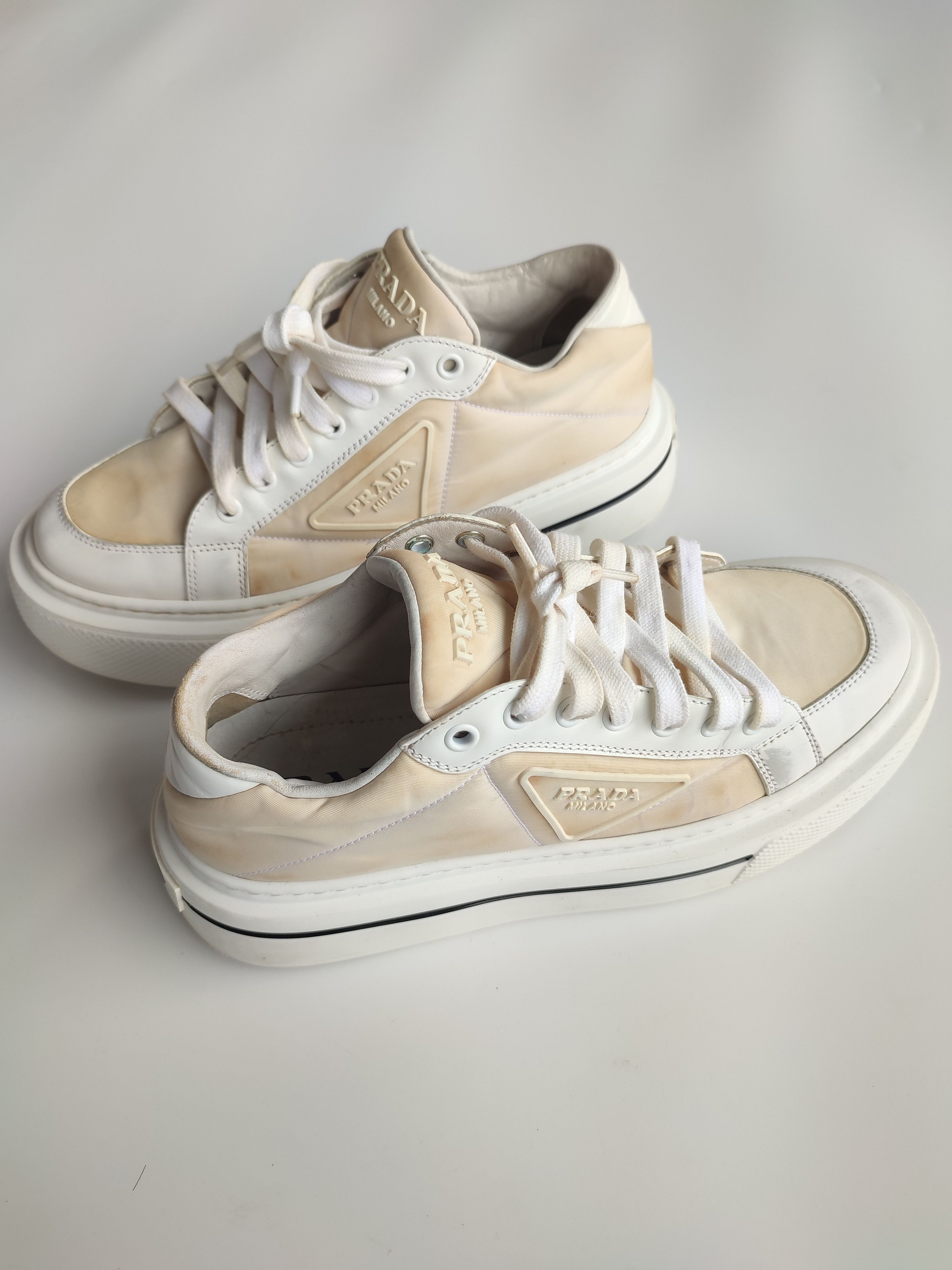 Prada PRADA RE- NYLON LOGO SNEAKER Size US 8.5 / IT 38.5 - 4 Thumbnail