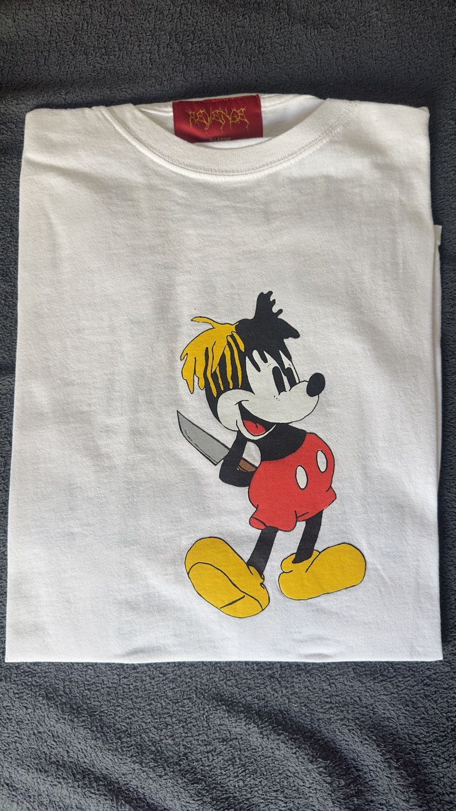 Revenge OG 9/10 Mickey DKYFK! Tee Size US XL / EU 56 / 4 - 1 Thumbnail