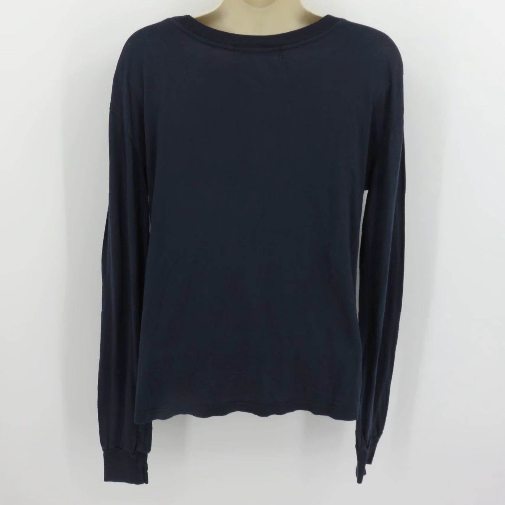 Wildfox Wildfox Women Small Jet Lagged Blue Spellout Long Sleeve T Shirt Top Blouse Shirt Blouse Size S / US 4 / IT 40 - 3 Thumbnail