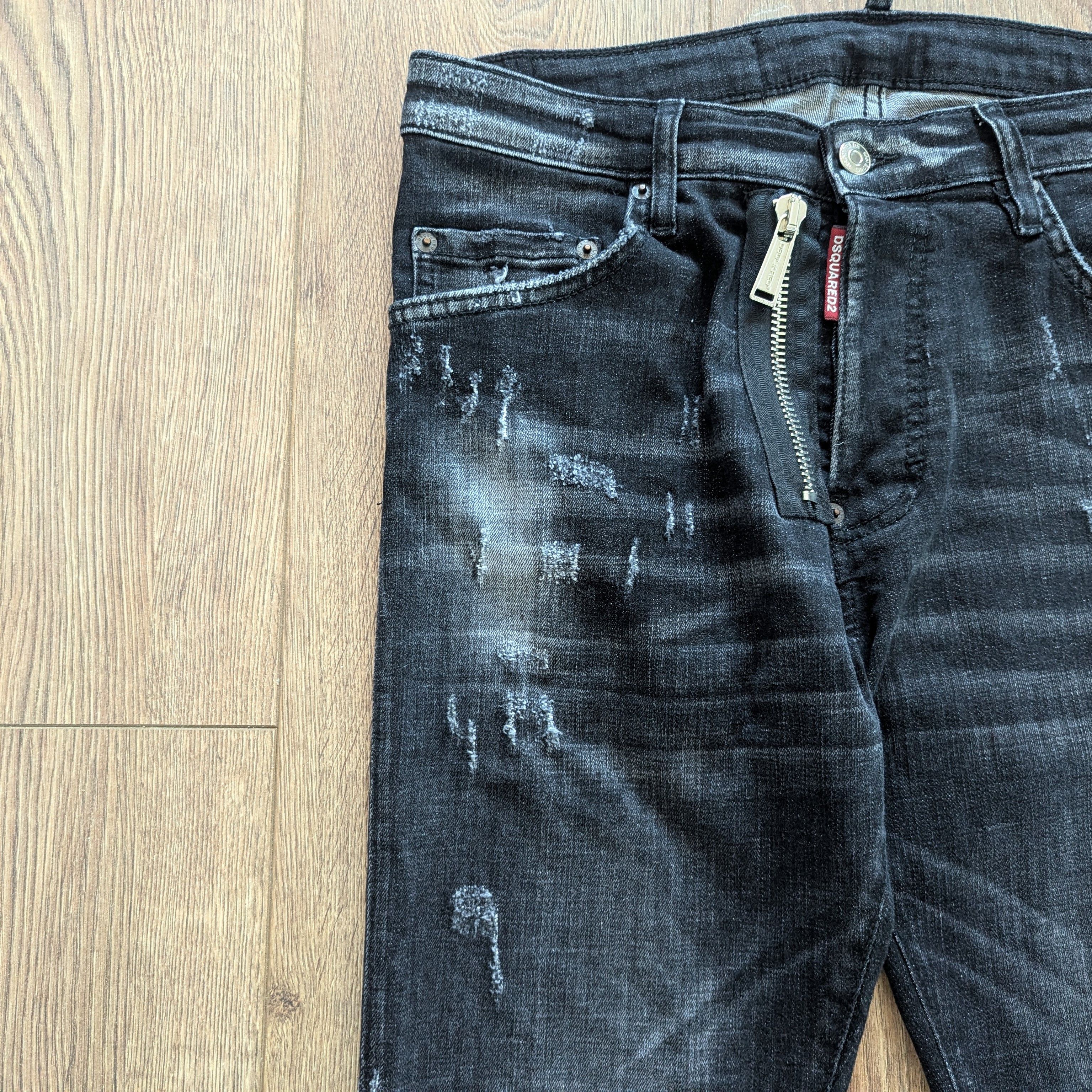 Dsquared2 Dsquared2 Skater Jean 46 Black Made In Italy Luxury Brand Size US 30 / EU 46 - 8 Thumbnail