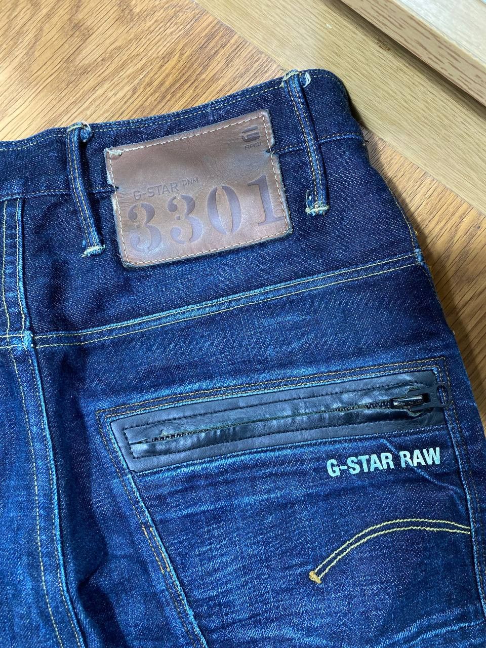 G-Star Crazy Crash Dirty Baggy Faded Jean Japan Avant Garde Style Size US 31 - 11 Thumbnail