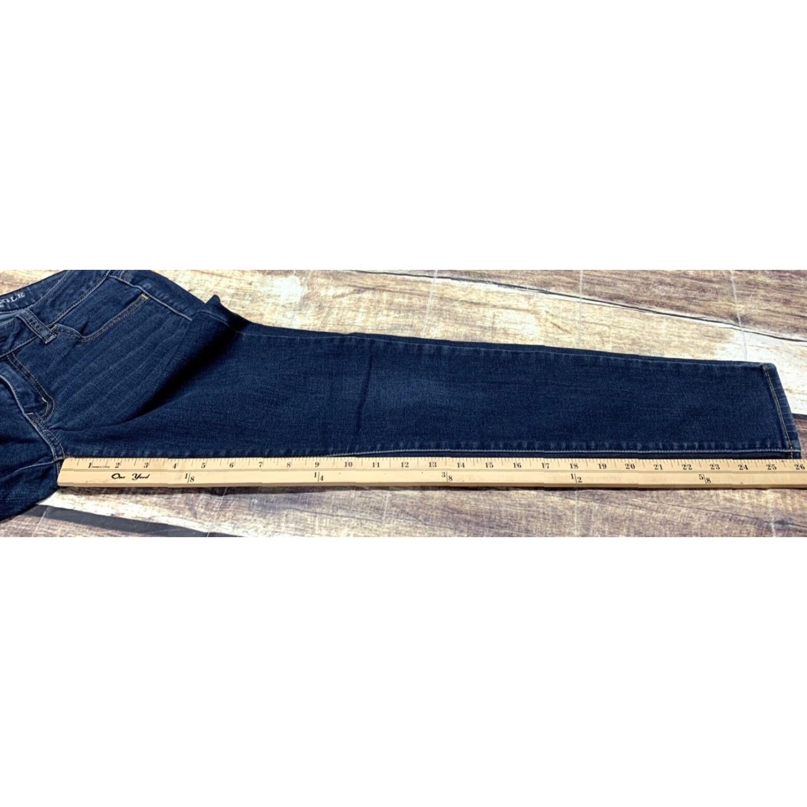American Eagle Outfitters American Eagle Outfitters Jeans Jegging 29 X 26 Stretch Dark Wash Size 2 Womens Slim Jeans Size 26" / US 2 / IT 38 - 3 Thumbnail