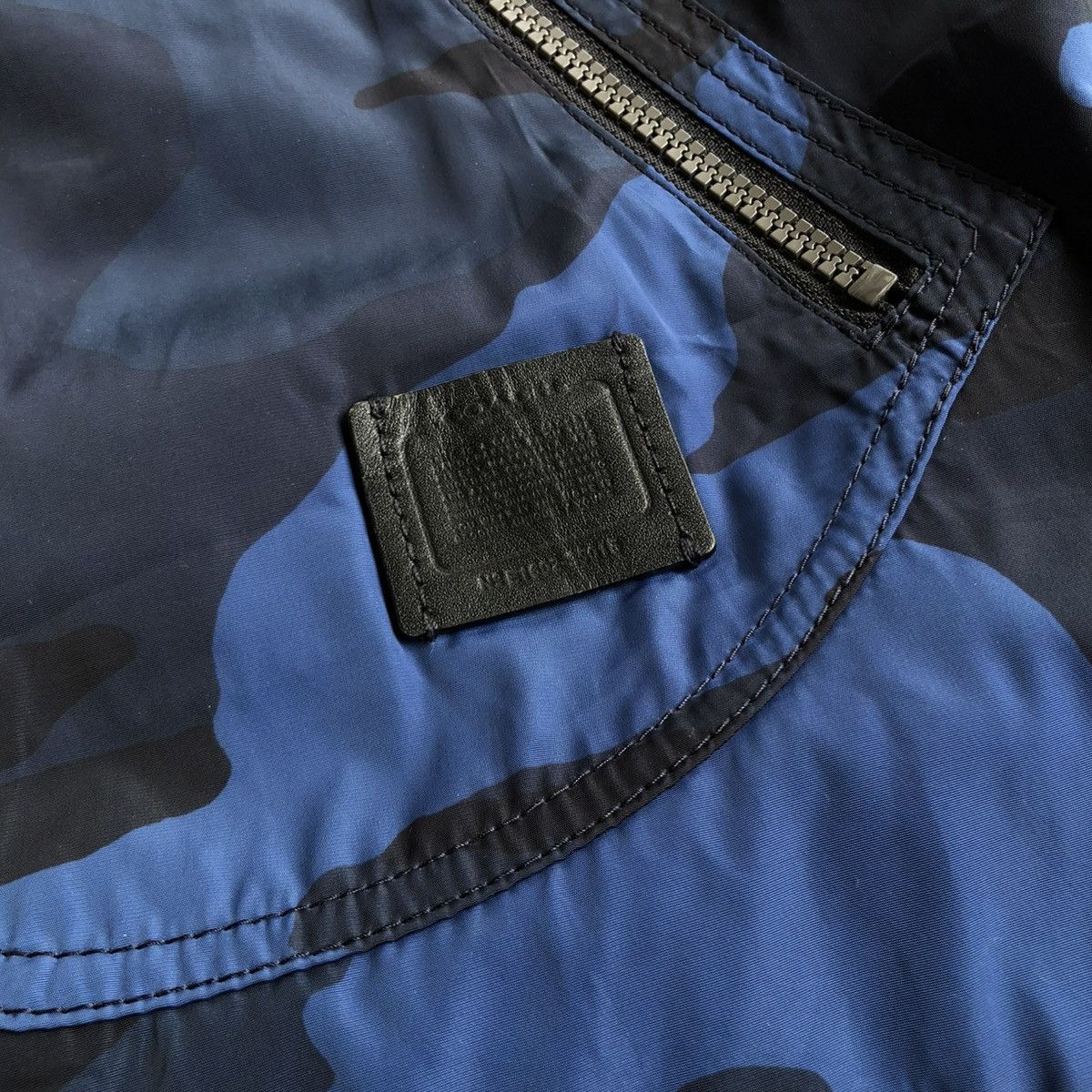 Coach Coach New York Luxury Camouflage Navy Windbreaker Jacket Size US XL / EU 56 / 4 - 5 Thumbnail