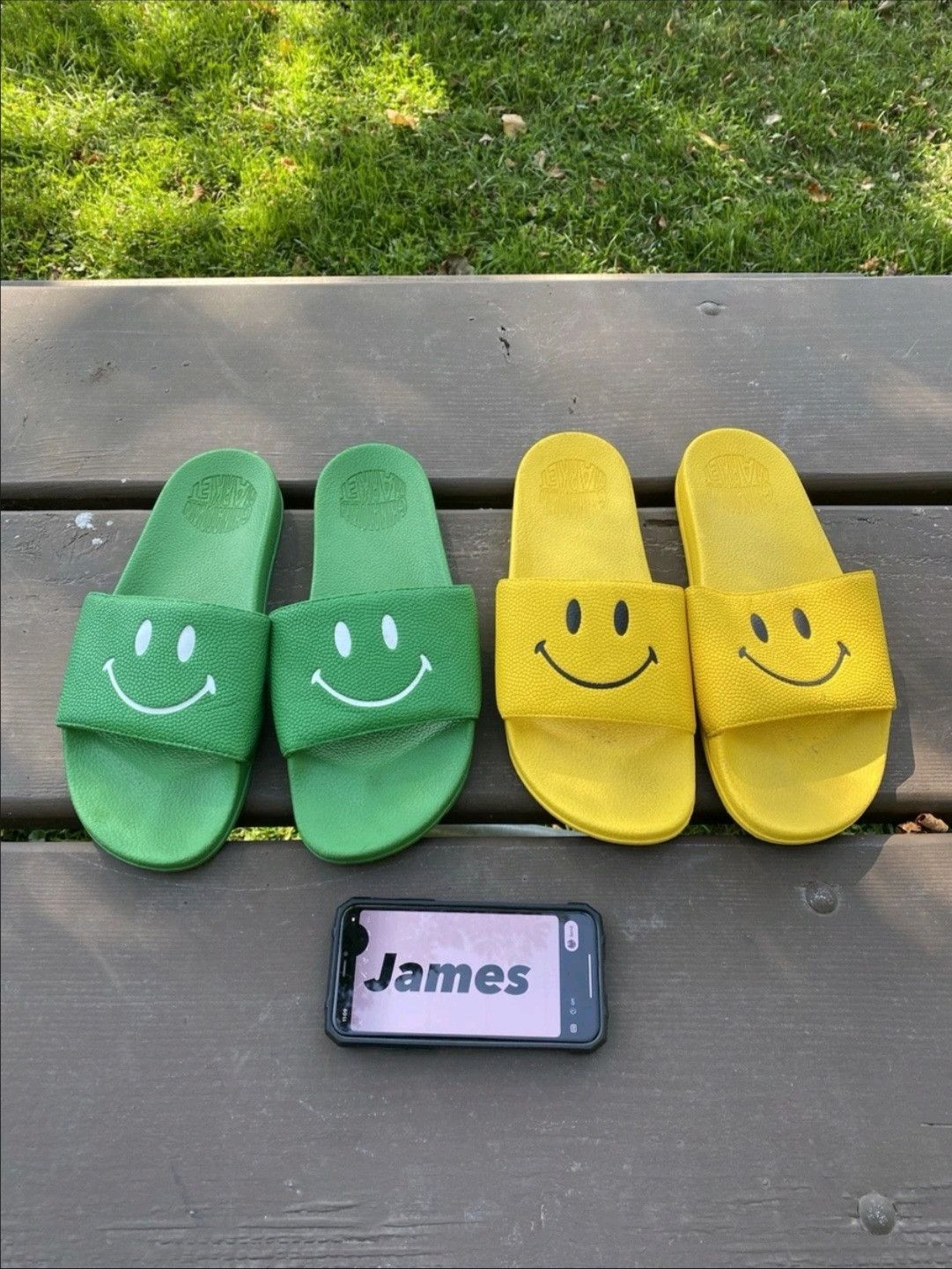 Other Chinatown Market Smiley Slides Sandals Size 13 Men Size US 13 / EU 46 - 1 Thumbnail