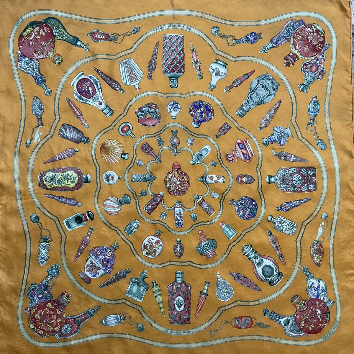 Hermes Hermès "Qu'importe le Flacon" silk scarf Size ONE SIZE - 2 Thumbnail