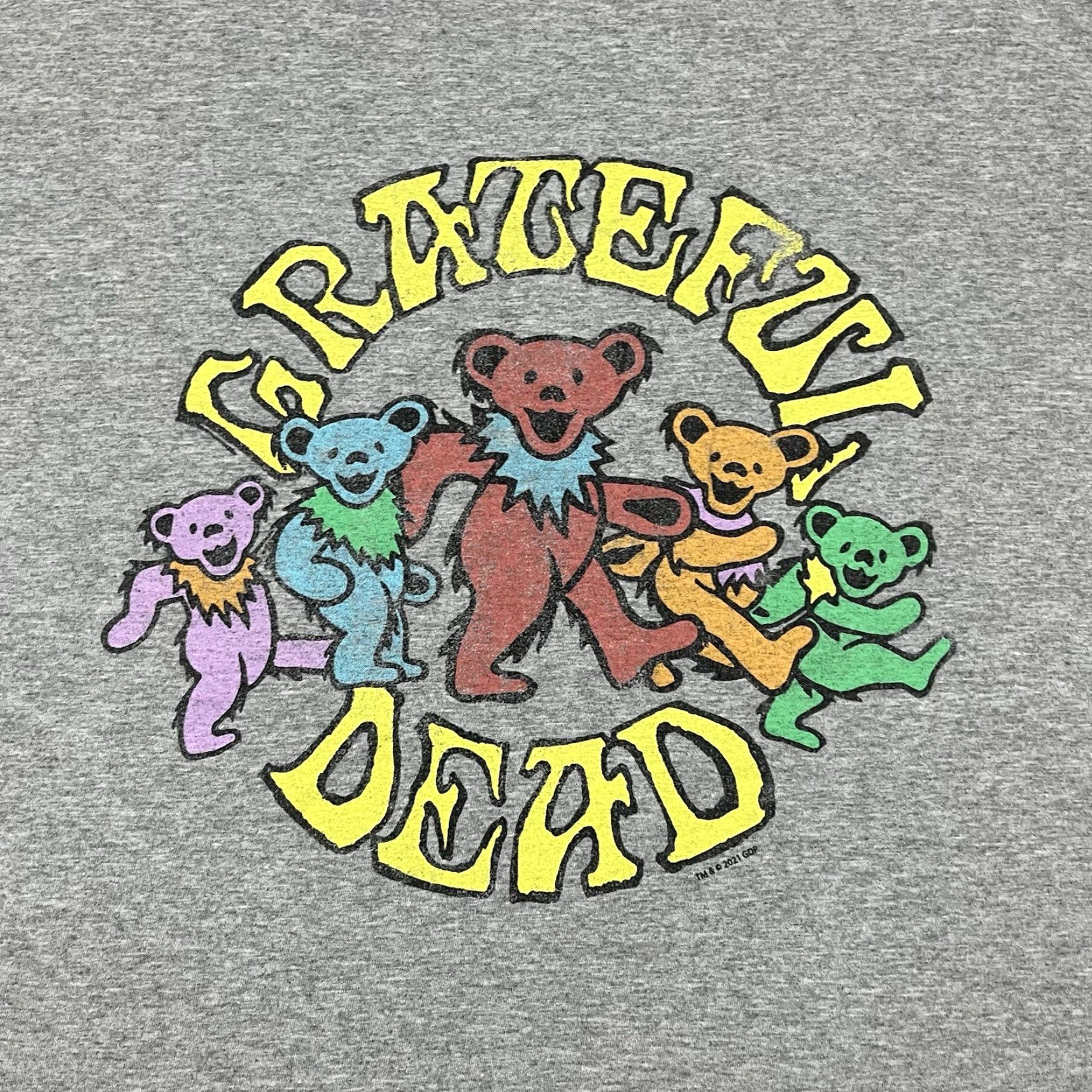Etro Grateful Dead Shirt Mens L Gray Dancing Bear Graphic Band Rock Tee Retro Size US L / EU 52-54 / 3 - 2 Thumbnail