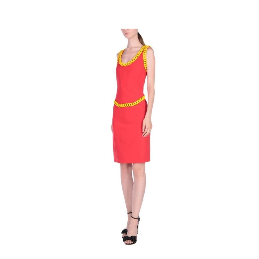 Moschino AW14 Moschino Couture Jeremy Scott McDonalds Belted Dress Size XS / US 0-2 / IT 36-38 - 2 Thumbnail