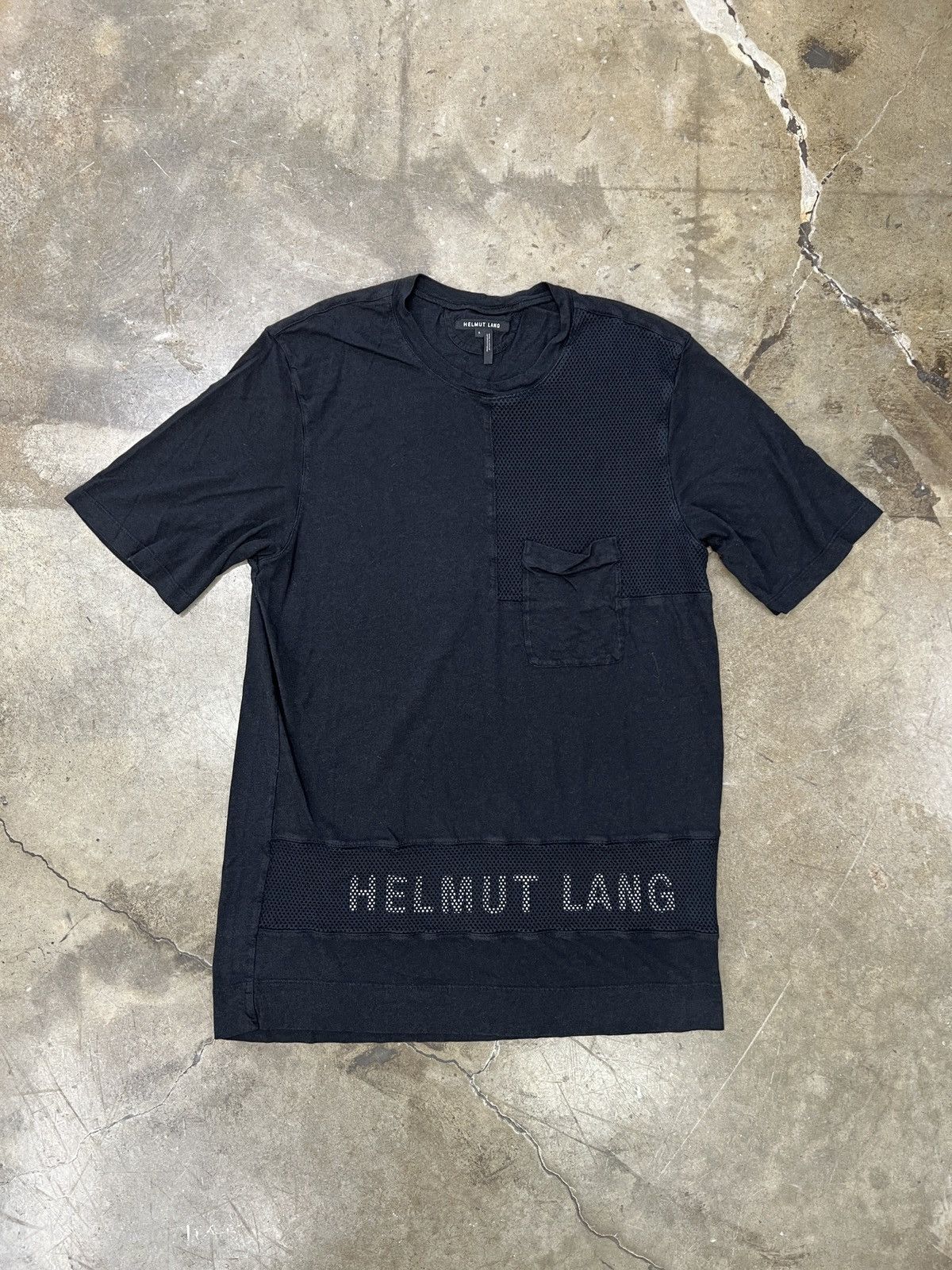 Helmut Lang Helmut Lang Mesh Pocket Tee Large Size US L / EU 52-54 / 3 - 2 Thumbnail