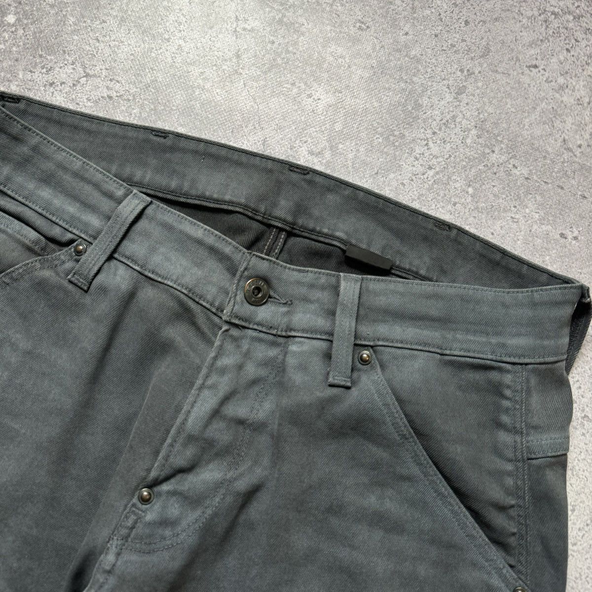 G-Star G-star RAW 5620 3d knee 3D waxed biker jeans Mens Size US 31 - 4 Thumbnail