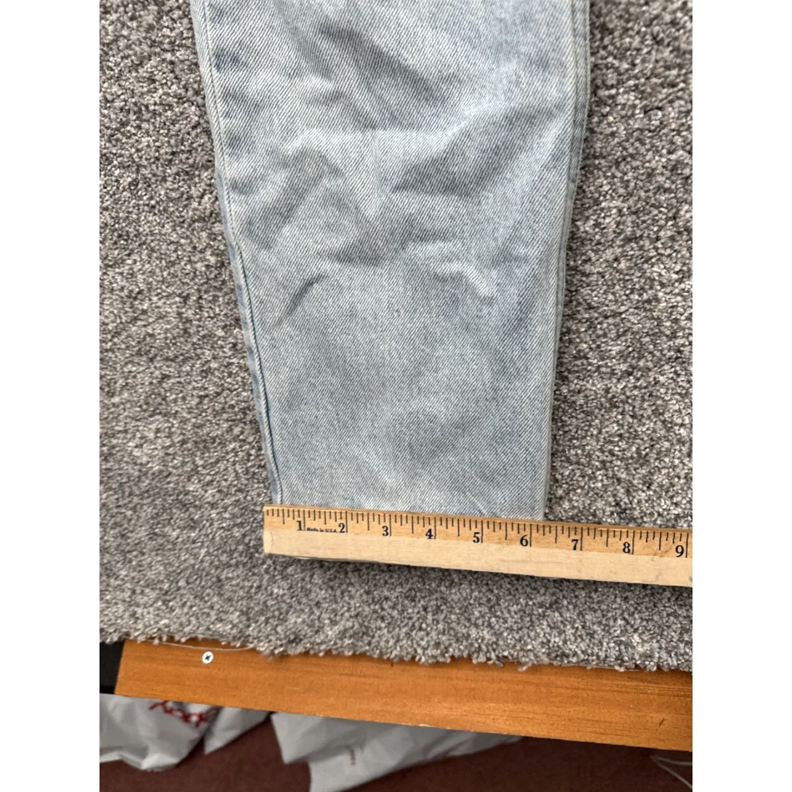 Vintage VINTAGE 90s Y2K Mom Jeans Womens Size 13 Long Rigid Grunge Streetwear Light Wash Arizona Jeans Size 34" / US 12 / IT 48 - 2 Thumbnail