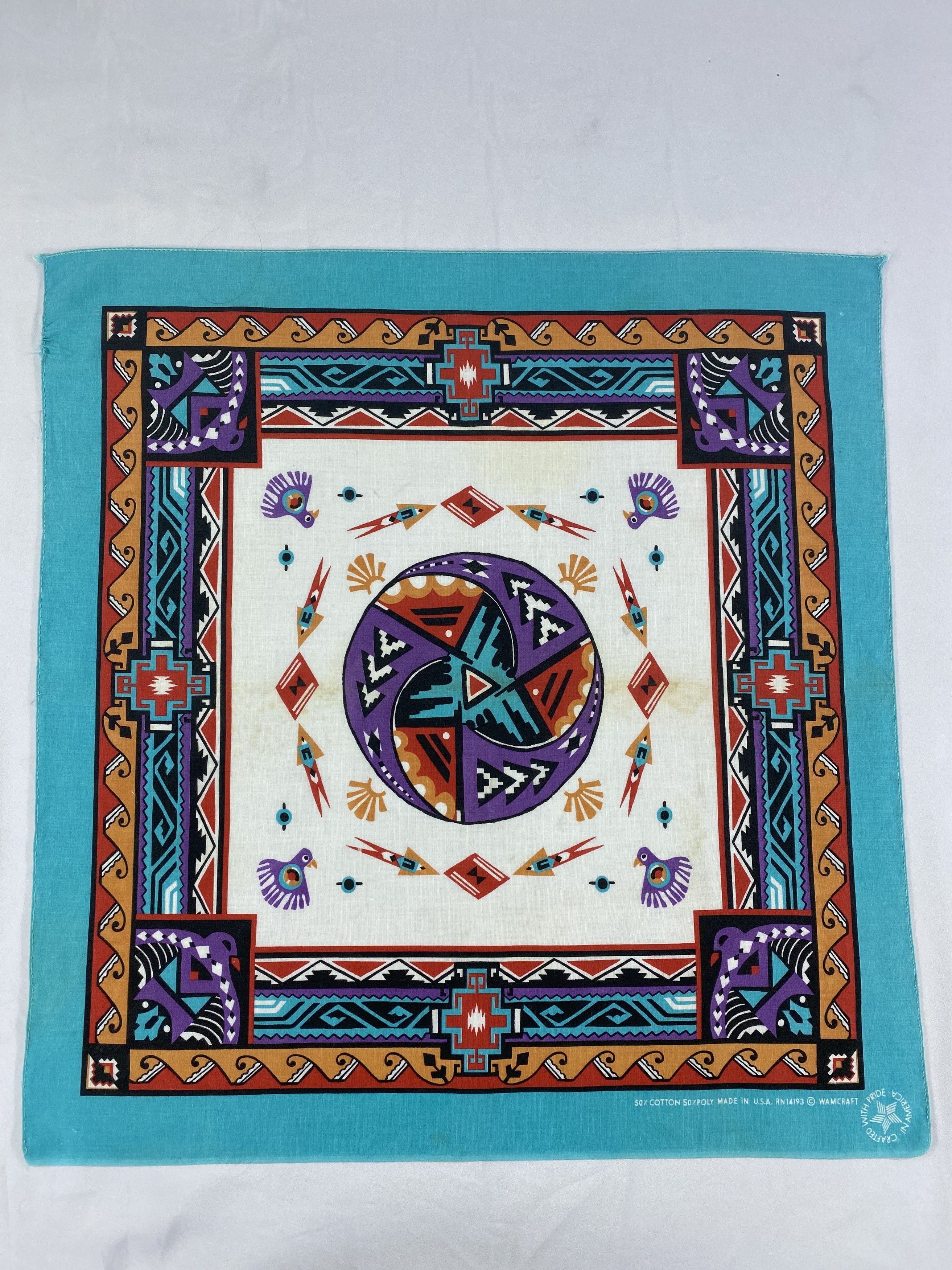 Vintage Paislee Navajo Handkerchief / Bandana / Neckerchief Size ONE SIZE - 3 Thumbnail