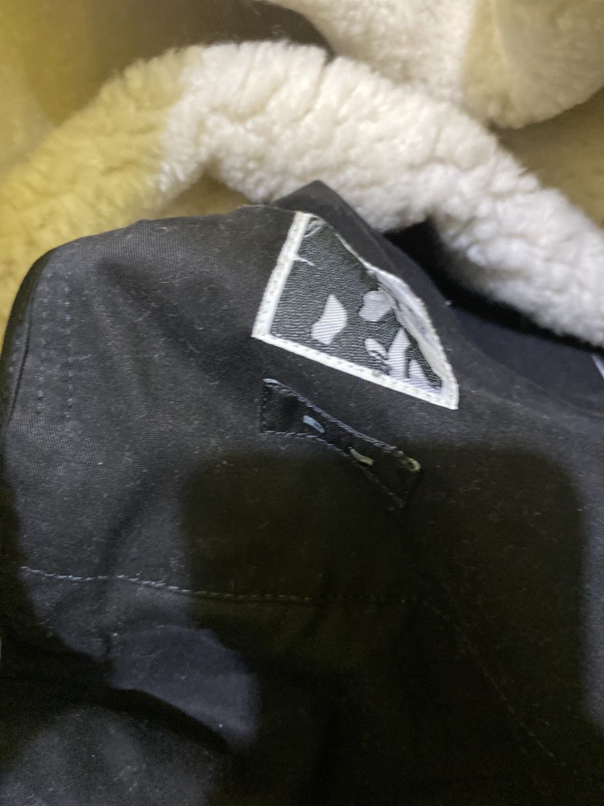 Rick Owens hybrid trucker sherpa mix leather Size US M / EU 48-50 / 2 - 4 Thumbnail