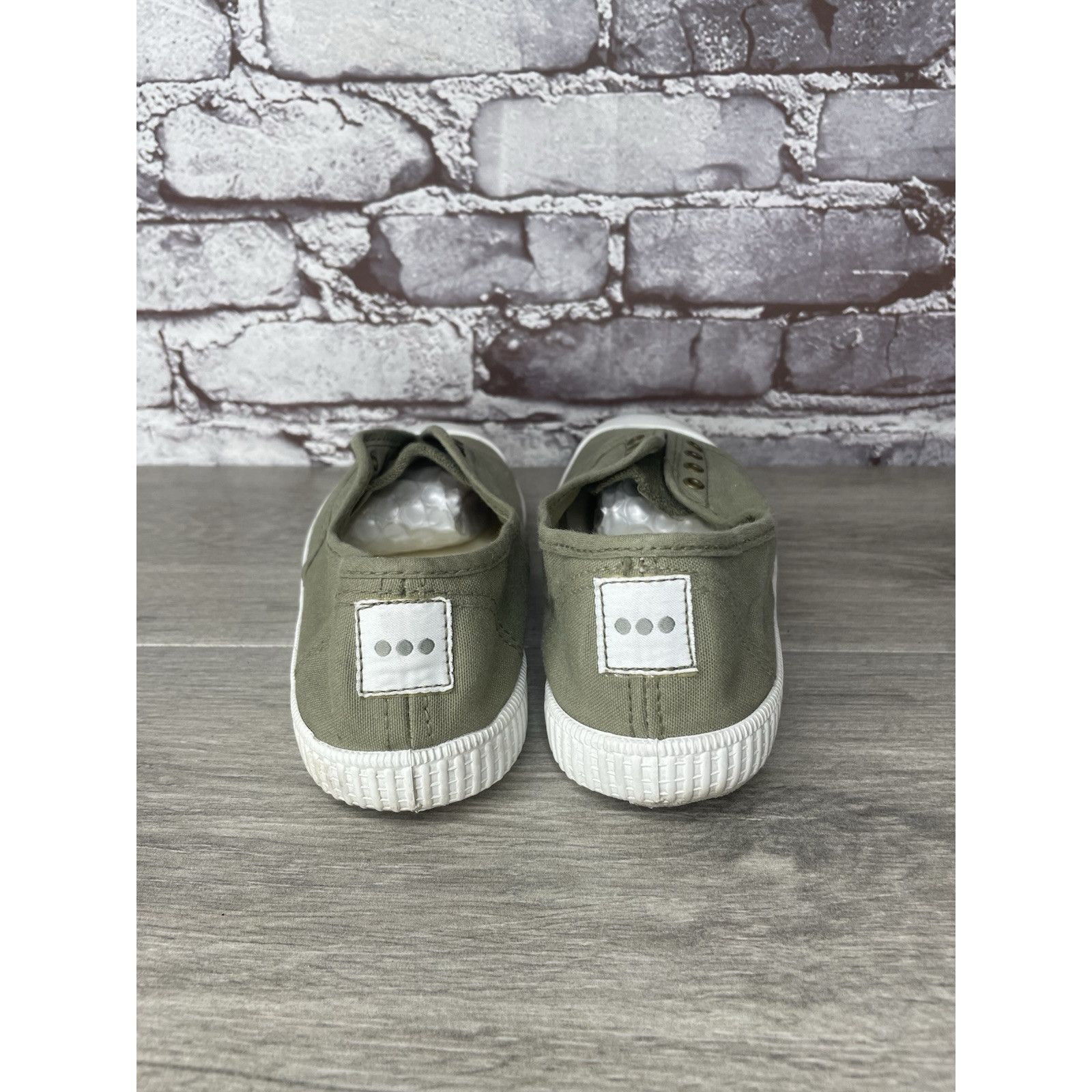 Sonoma Potoma Green Canvas Fabric Slip On Casual Sneakers Shoes Wom Size US 8.5 / IT 38.5 - 4 Thumbnail