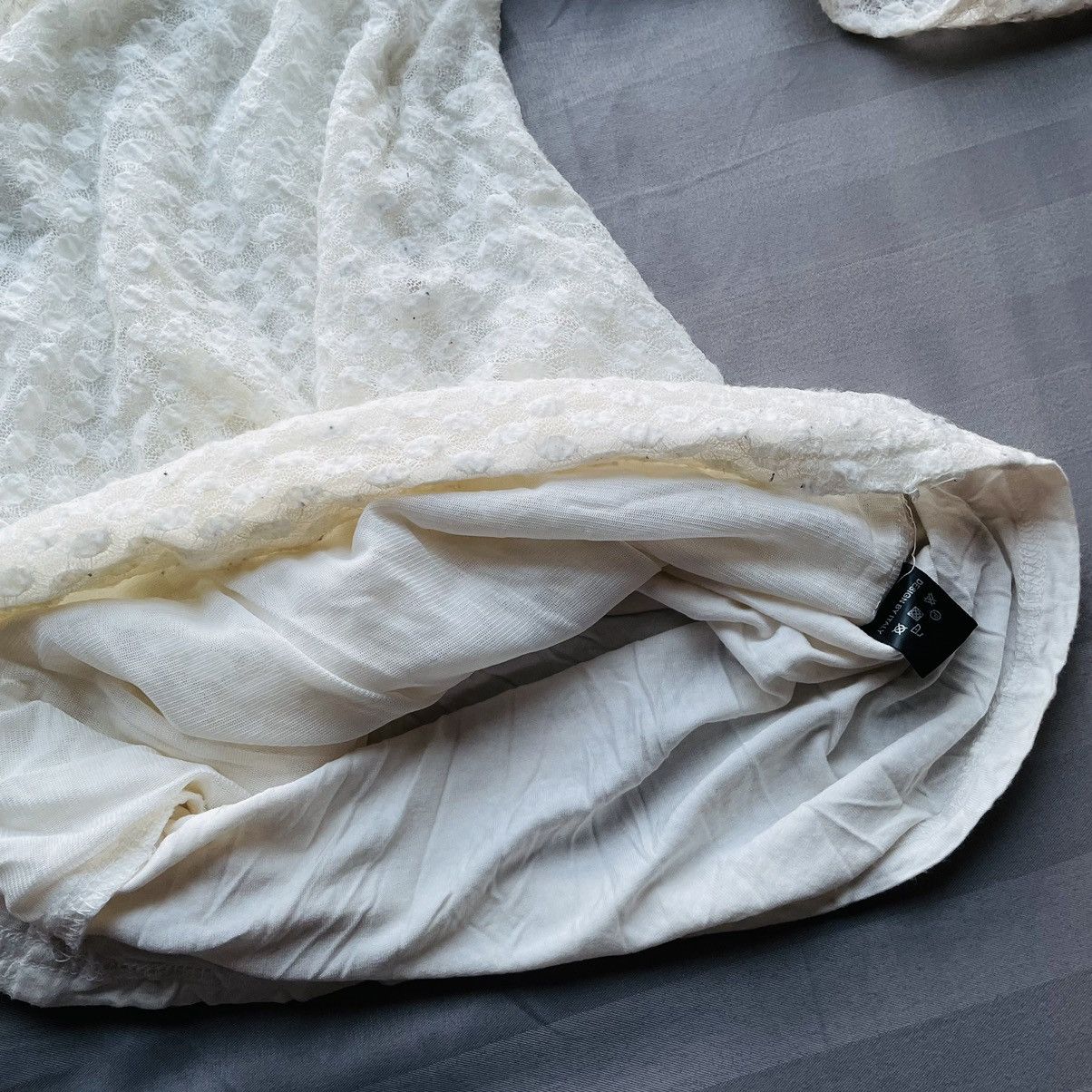 If Six Was Nine × Japanese Brand Japanese White Lace Turtle Neck Long Sleeve Size S / US 4 / IT 40 - 4 Thumbnail