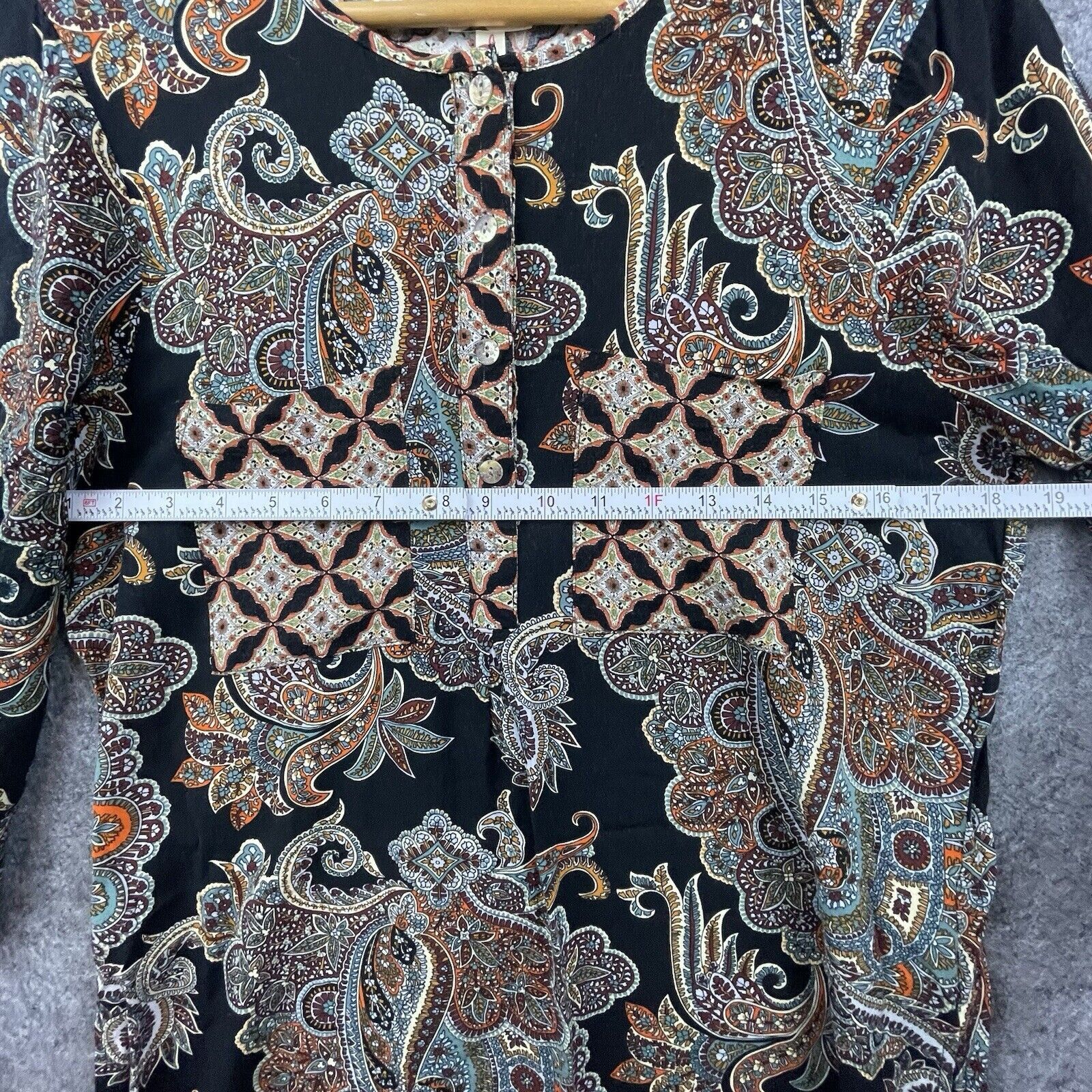 Anthropologie Anthropologie Fig and Flower Womens Large Tunic Boho Hippie Size L / US 10 / IT 46 - 7 Thumbnail
