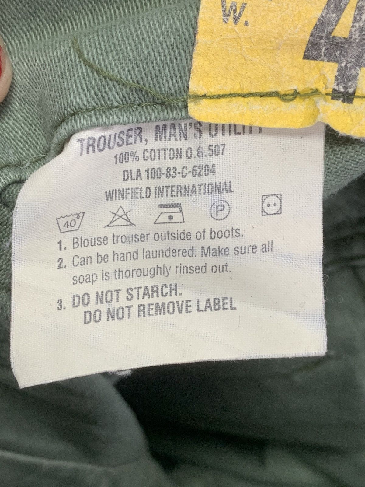 Vintage Vintage 80s Trousers Marines Corps Pants Size US 44 / EU 60 - 16 Thumbnail