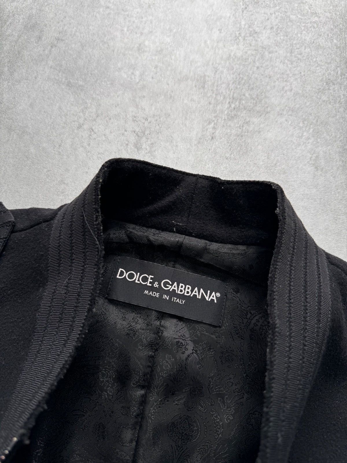 Dolce & Gabbana 2010’s Dolce & Gabbana Black Sailor Jacket Size M / US 6-8 / IT 42-44 - 4 Thumbnail