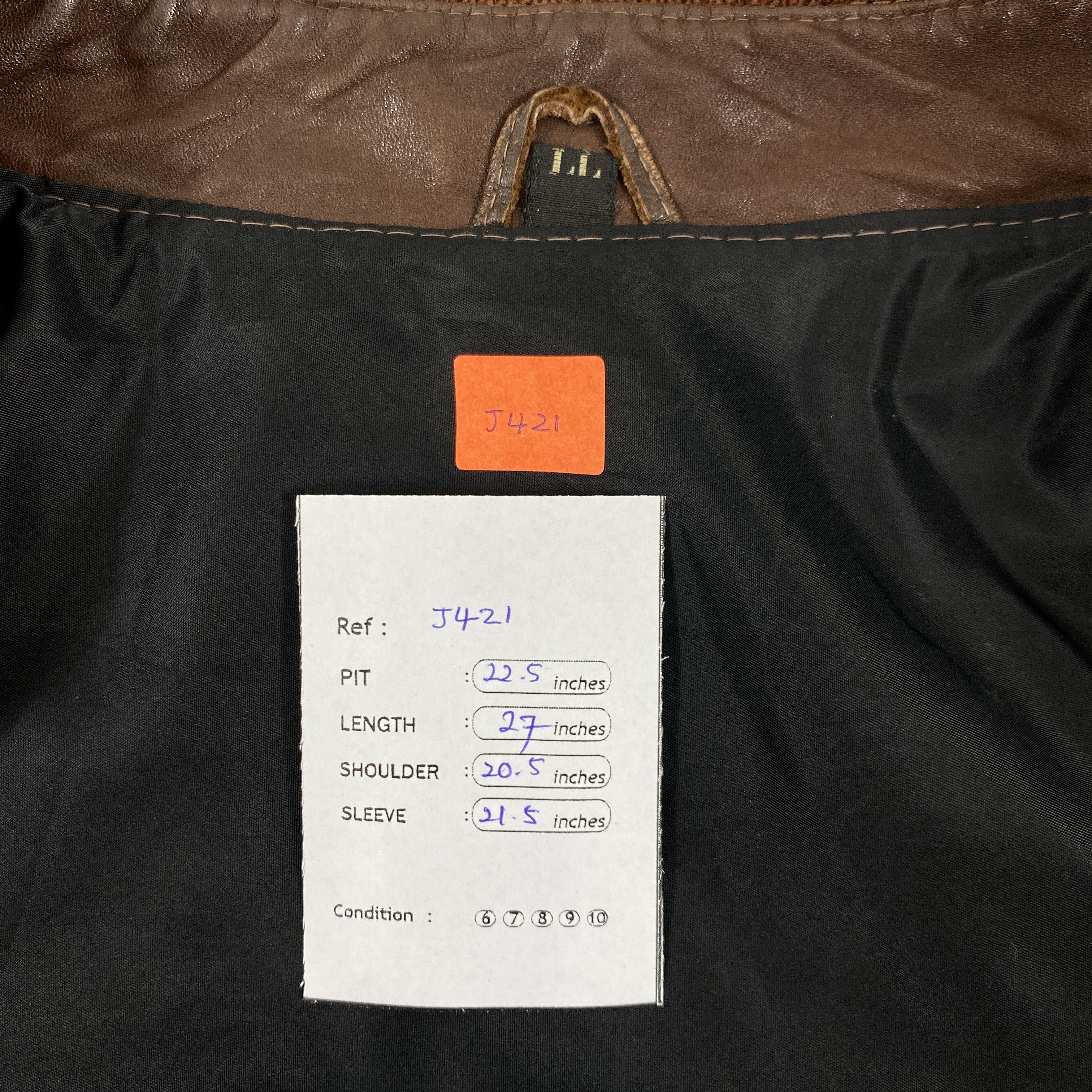 Avirex Vintage Leather Bomber Avirex Style Jacket- J421 Size US L / EU 52-54 / 3 - 7 Thumbnail