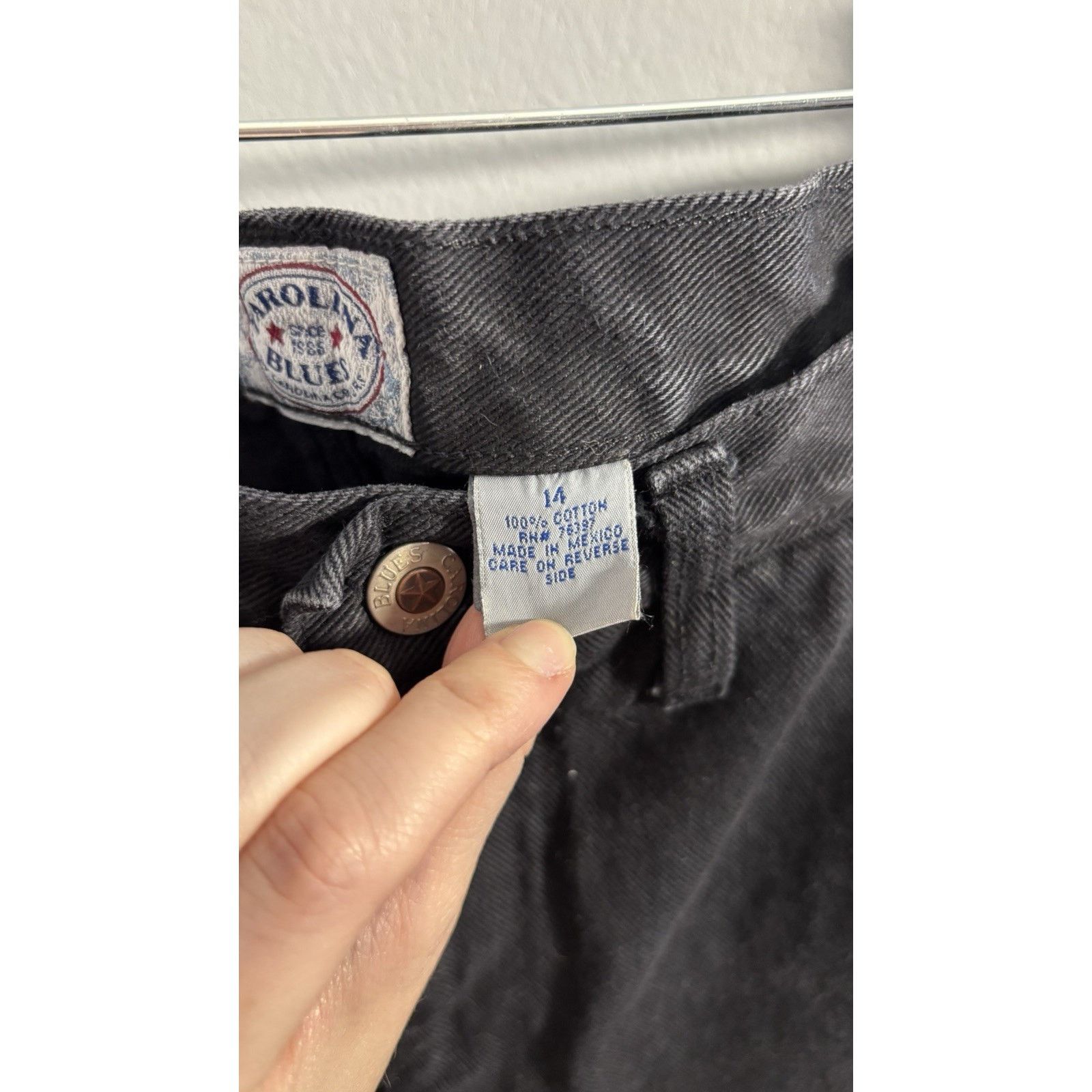Carolina K Carolina Blues Black Jean Size 14 Size 36" / US 14 / IT 50 - 4 Thumbnail