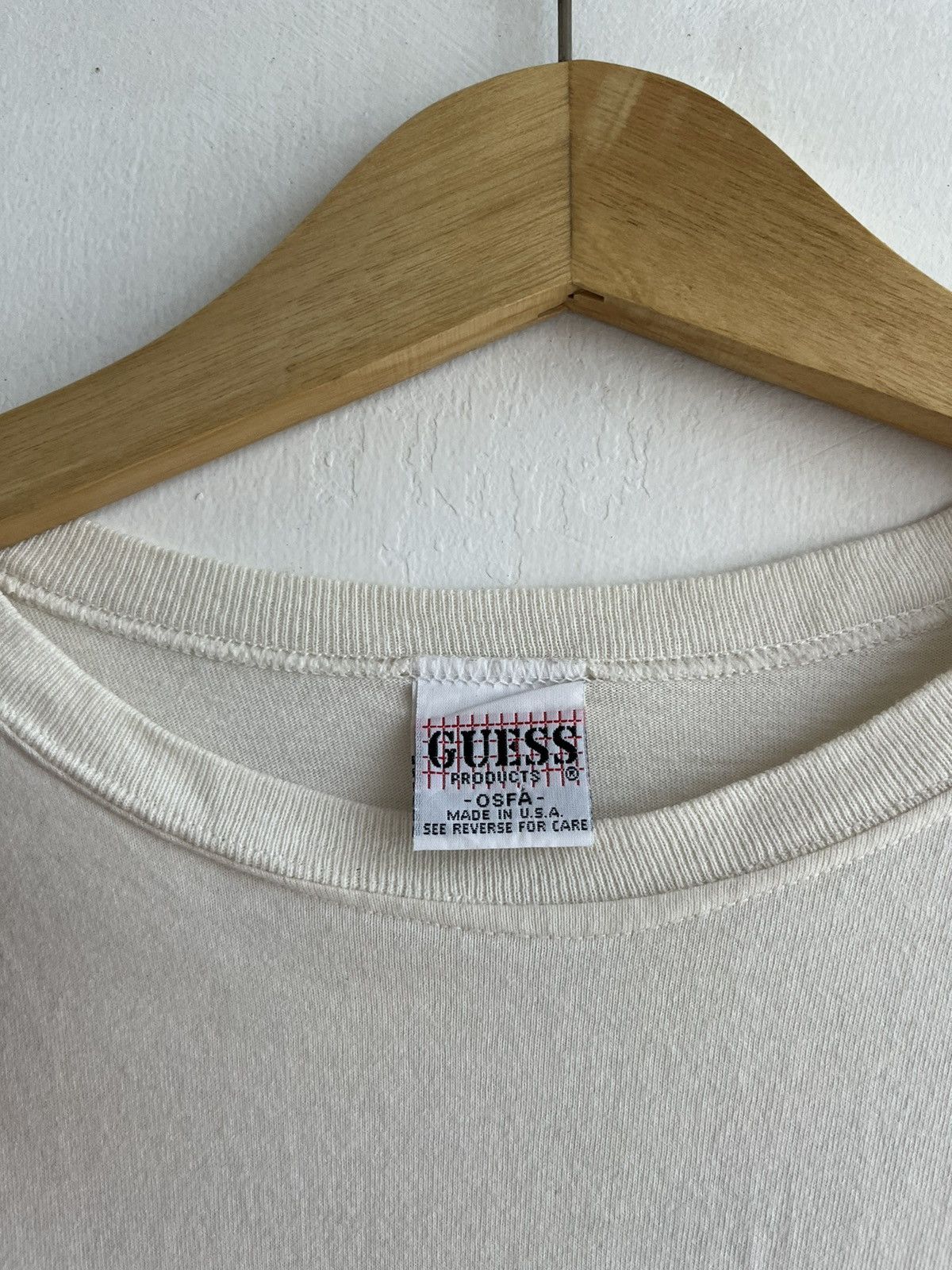 Guess × Vintage VINTAGE GUESS CLASSIC EMBROIDERED TEE Size US M / EU 48-50 / 2 - 5 Thumbnail