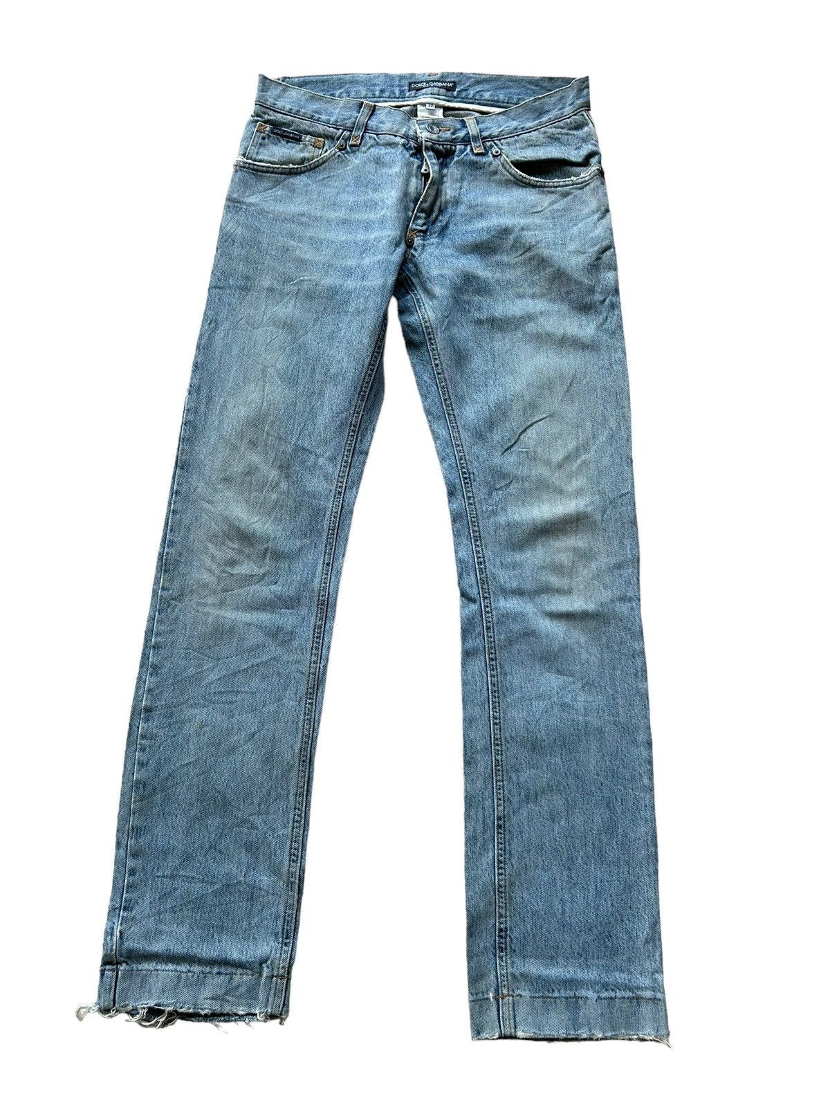 Dolce & Gabbana DOLCE & GABBANA Distressed denim ☠️🔥 Size US 32 / EU 48 - 2 Thumbnail