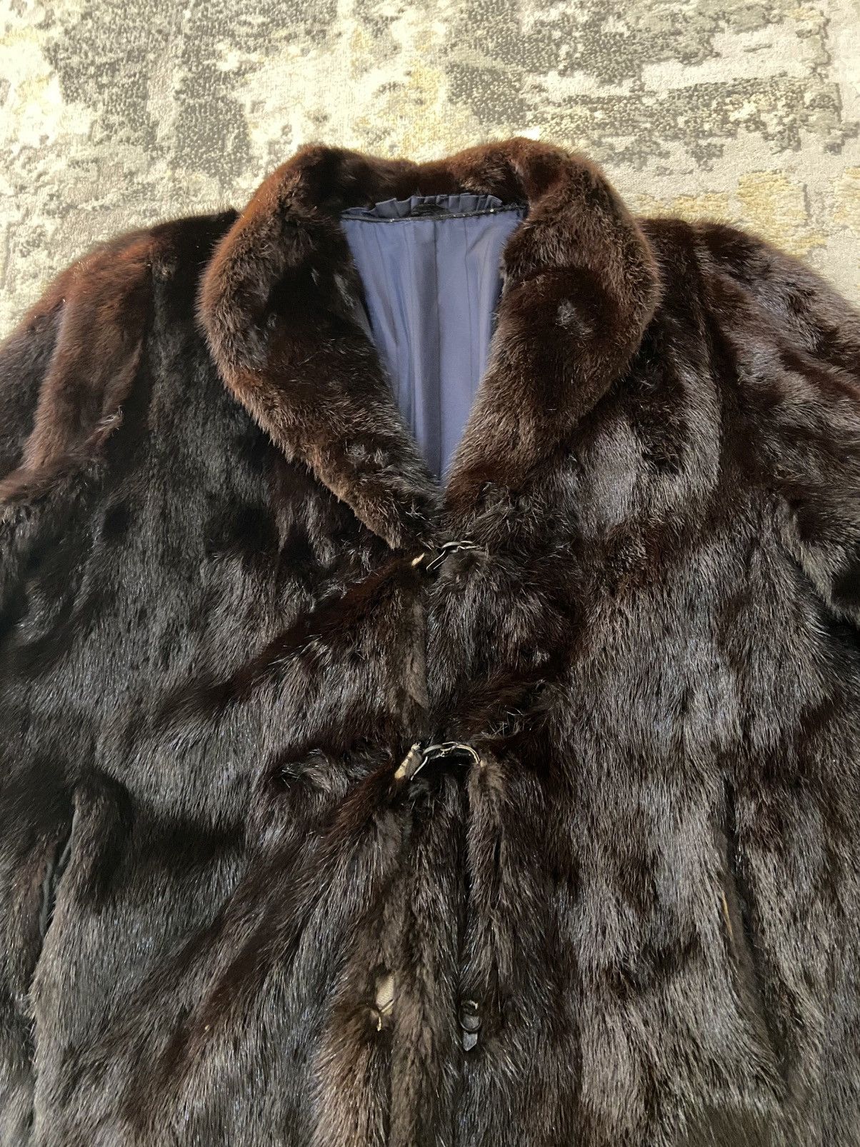Sagafurs VINTAGE SAGAFOX FUR BLACK MINK SAGA COAT Size L / US 10 / IT 46 - 10 Thumbnail