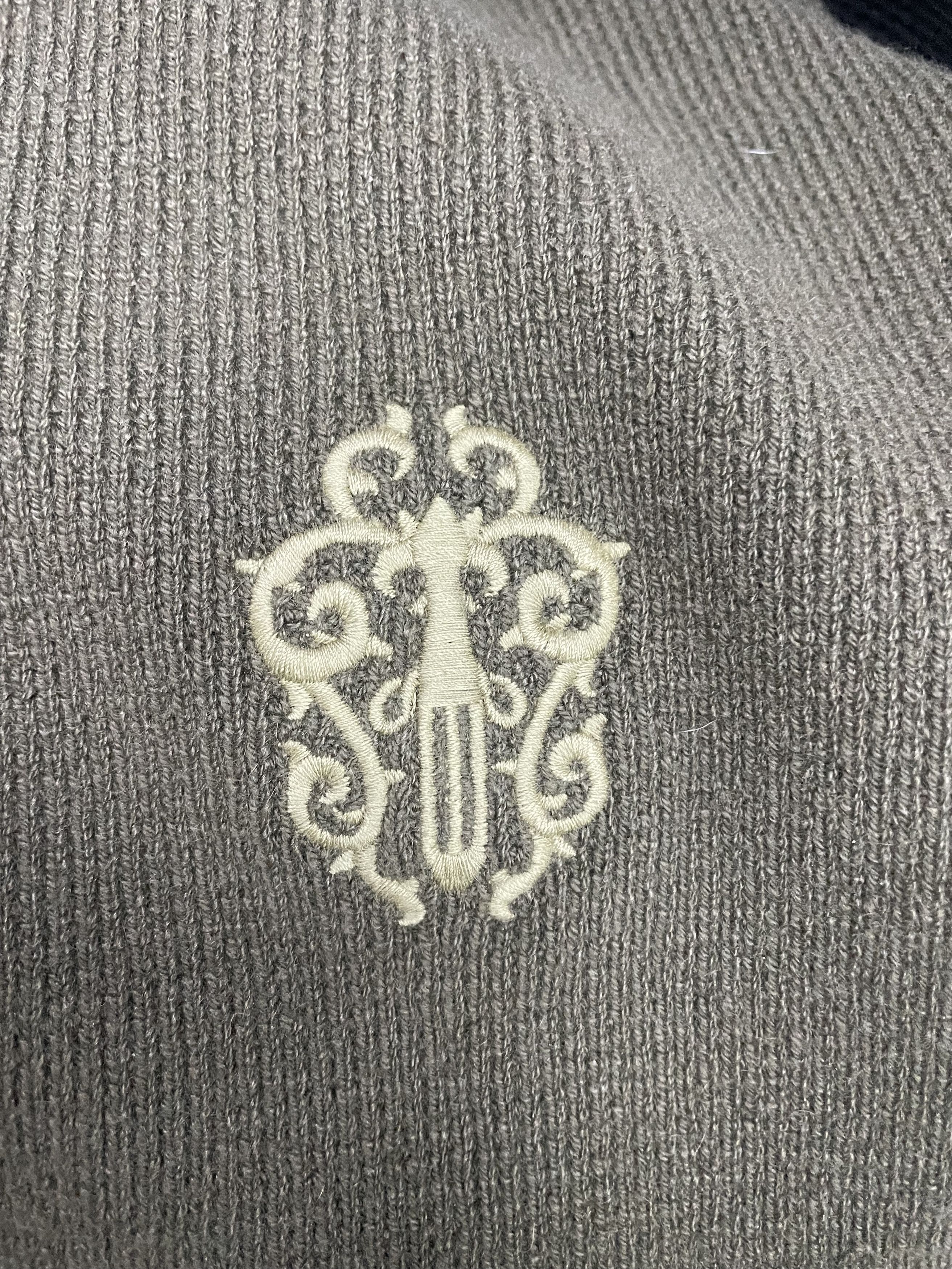Chrome Hearts Chrome Hearts Cashmere Embroidered Dagger Sweater Size US XXL / EU 58 / 5 - 5 Thumbnail