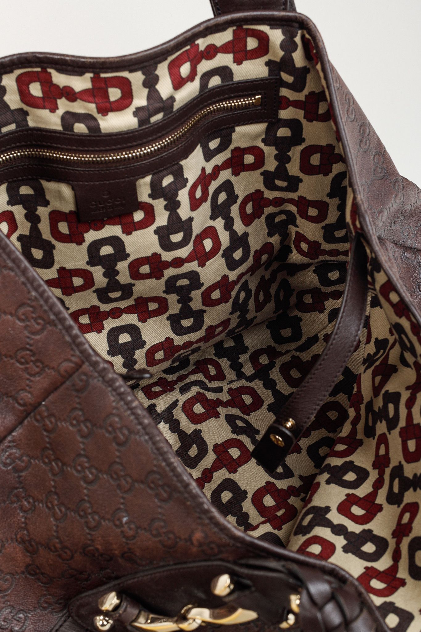 Gucci Gucci Pelham Brown Guccissima Horsebit Hobo Bag Size ONE SIZE - 11 Thumbnail
