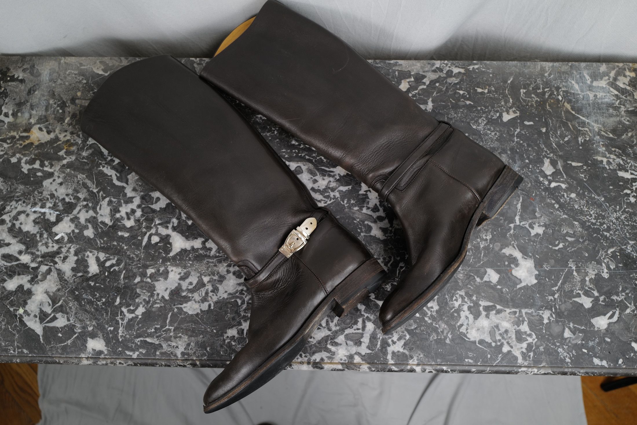 Gucci GUCCI LEATHER BOOTS Size US 7 / IT 37 - 6 Thumbnail