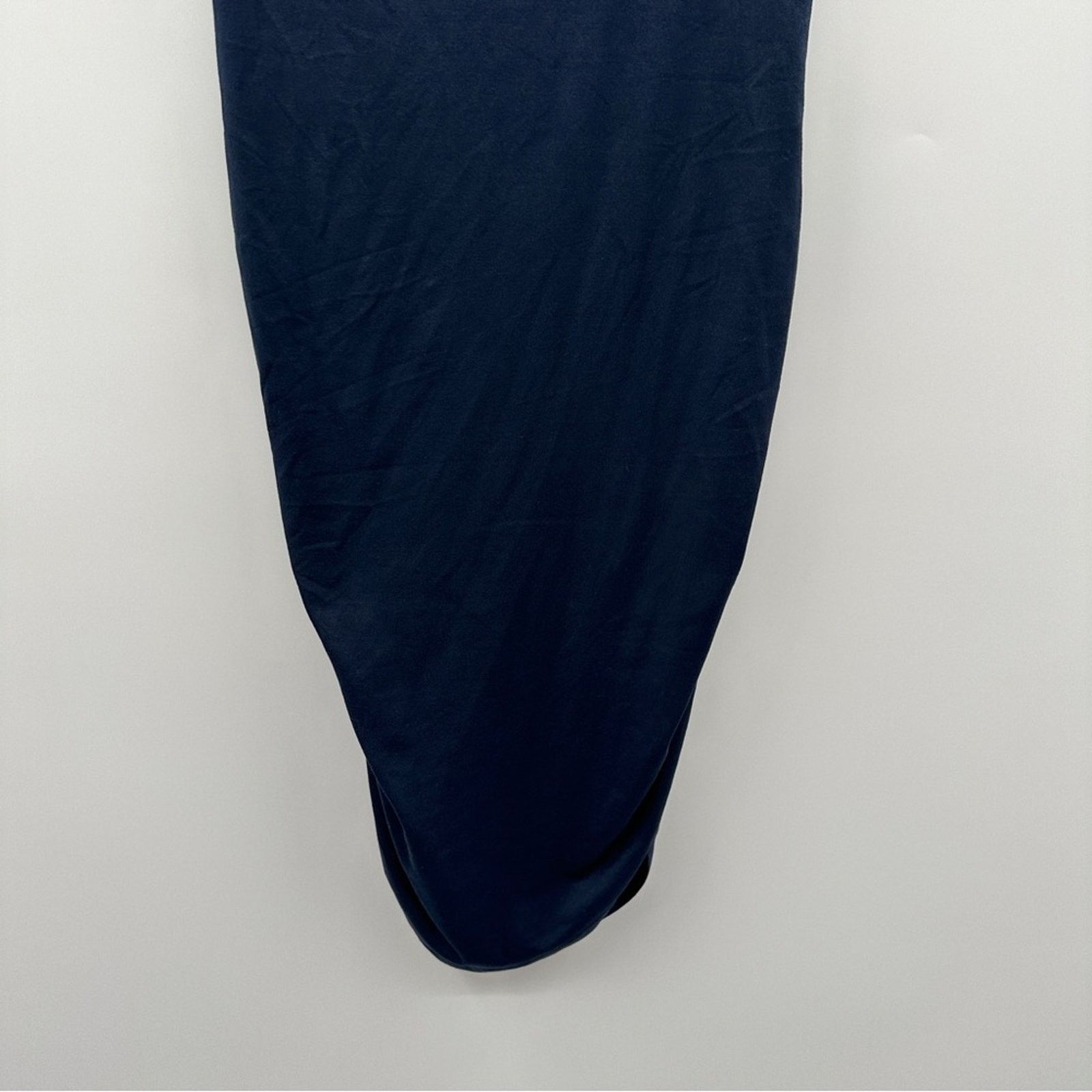 Hutch Anthropologie Hutch Navy Blue Ruched Asymmetrical Mini Dress Size S / US 4 / IT 40 - 5 Thumbnail