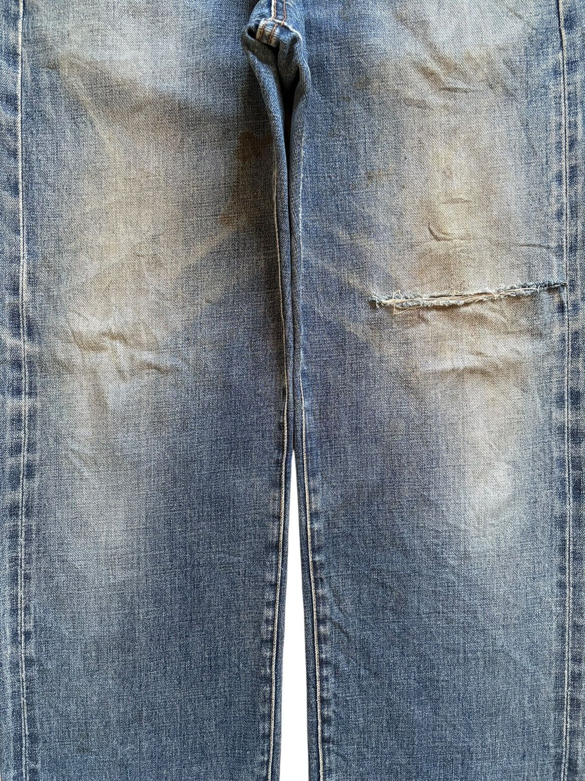 Japanese Brand Vintage Japanese Salty Dog Selvedge Mud Wash Baggy Jeans Size US 33 - 6 Thumbnail
