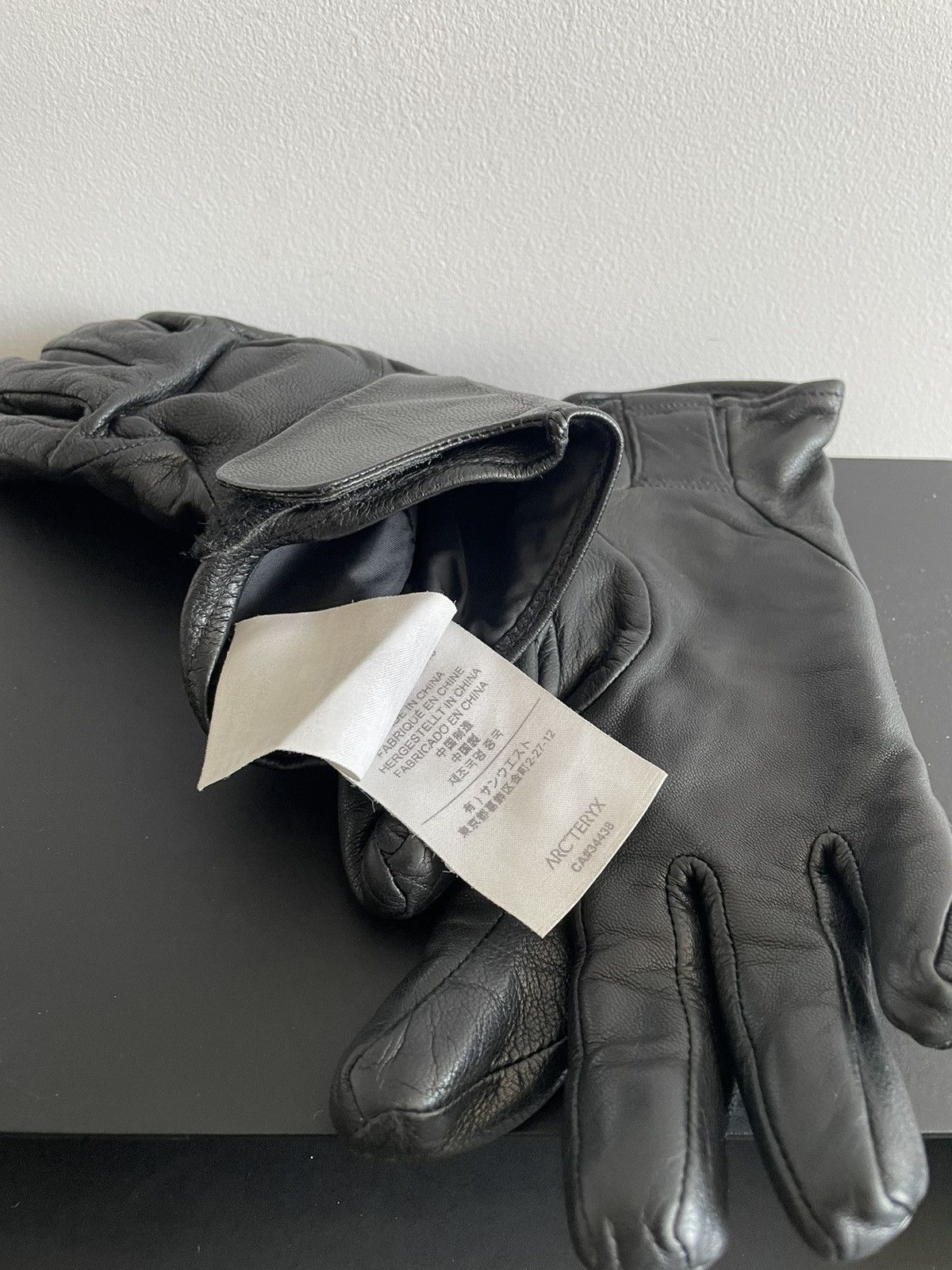 Veilance Veilance | Leather Facet Gloves Size ONE SIZE - 5 Thumbnail