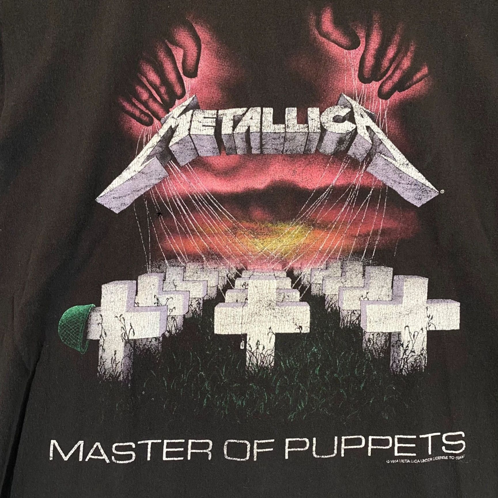 Vintage VINTAGE Metallica Shirt Mens Large Black Master of Puppets 1994 Band Tee 90's Mens Large Metallica Shirt Size US L / EU 52-54 / 3 - 2 Thumbnail