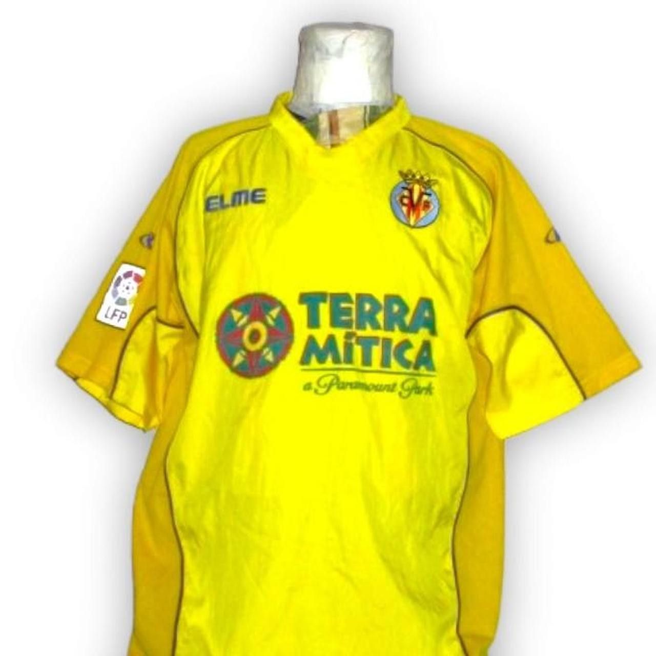 Other Cf Villarreal Spain 2003 2004 Home Shirt Jersey Size US L / EU 52-54 / 3 - 1 Thumbnail