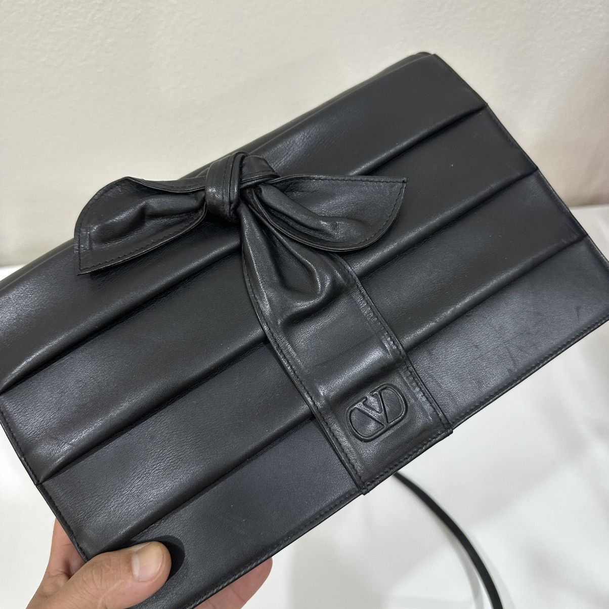 Valentino ‼️LASTDROP‼️ VALENTINO GARAVANI LEATHER SHOULDER & CLUTCH BAG Size ONE SIZE - 7 Thumbnail