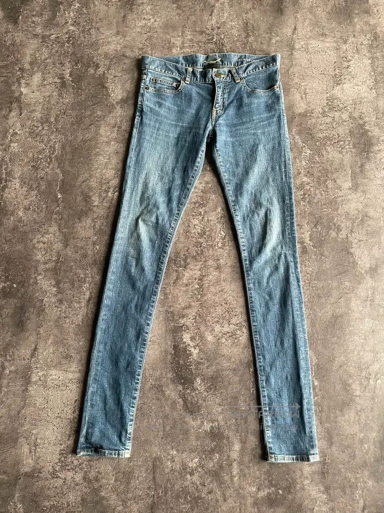 Saint Laurent Paris Saint Laurent Paris Light Blue Ghost Claw Cat Whisker Deni Size US 28 / EU 44 - 1 Thumbnail