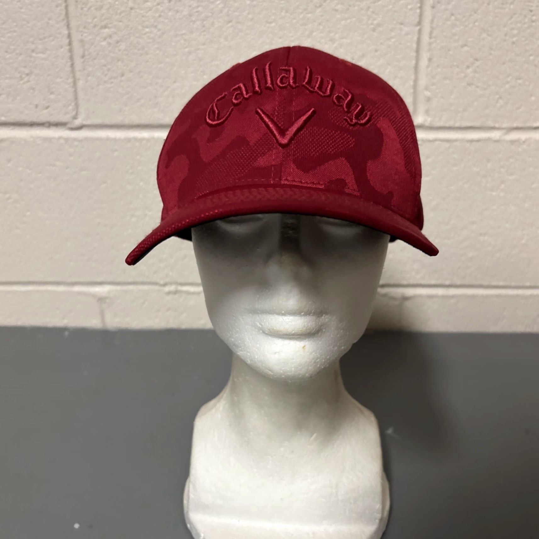Callaway Callaway Dark Red Camo Hat | 110 Chamberlyne Country Club | One Size Baseball Cap | Men’s Golf Cap Size ONE SIZE - 2 Thumbnail