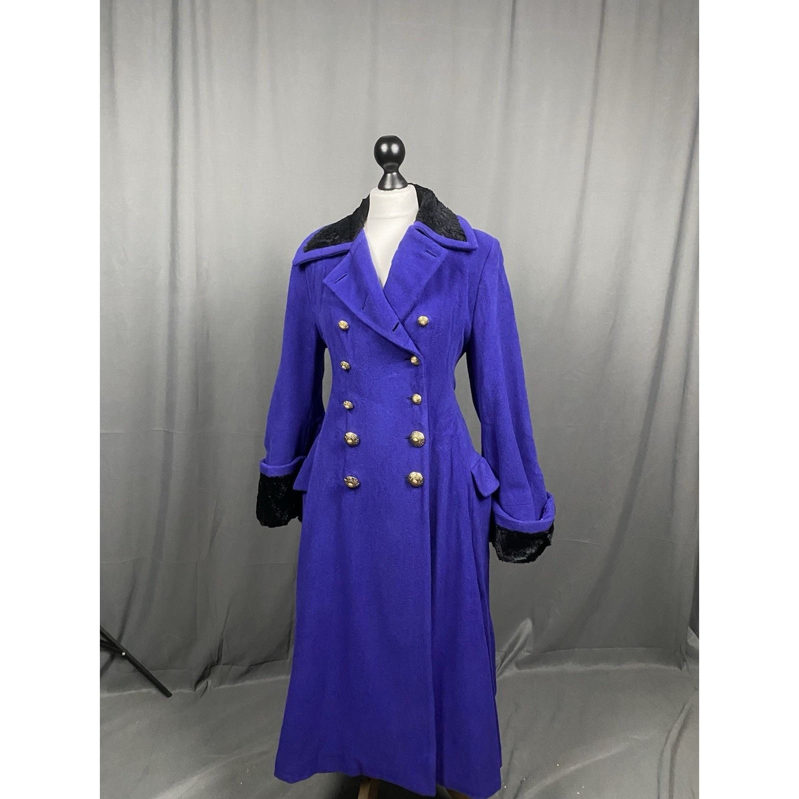 Versace RARE! Versus Versace Vintage Military Double Breasted Blue W Size XS / US 0-2 / IT 36-38 - 2 Thumbnail