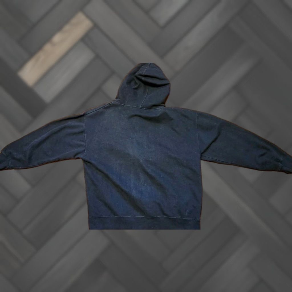 Logo 7 FALLEN Hoodie Adult XL Unisex Full Zip USA MADE VINTAGE Skater Sweatshirt Logo Black 90s Retro Graphic Print Hooded Pockets Zipper Mens Womens Size US XL / EU 56 / 4 - 1 Thumbnail