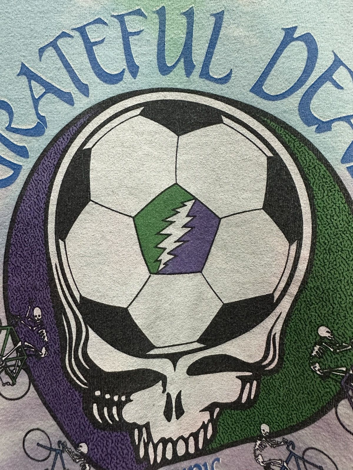 Band Tees × Liquid Blue × Vintage Vintage 90s Grateful Dead Olympic Velodrome Tee Size US L / EU 52-54 / 3 - 6 Thumbnail