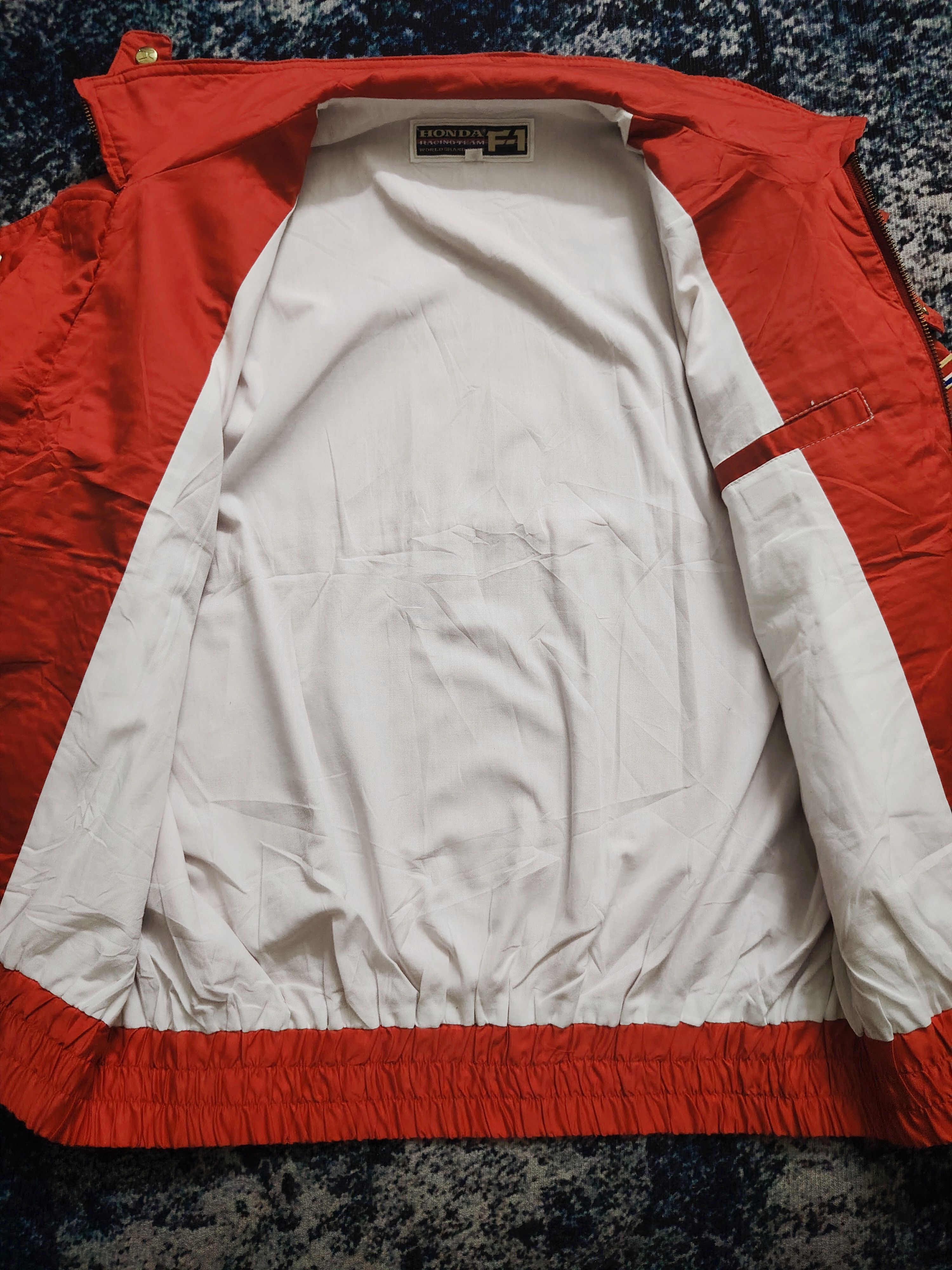 Honda DEADSTOCK 80s Honda Formula One JDM market racing jacket Size US M / EU 48-50 / 2 - 5 Thumbnail
