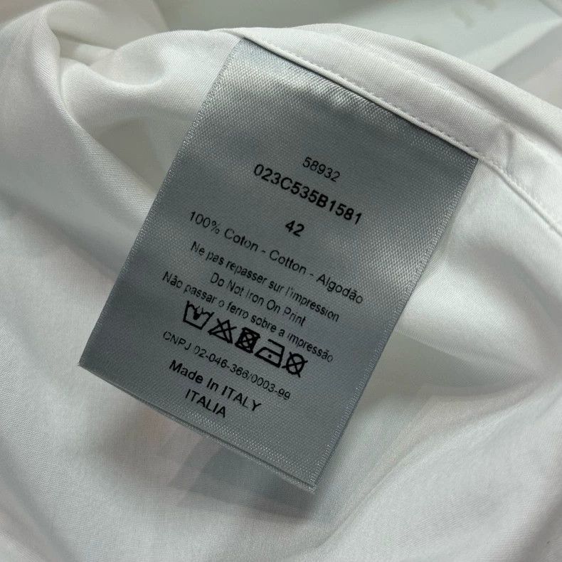 Dior Dior Co-branded crystal white long sleeves Size US XS / EU 42 / 0 - 8 Thumbnail